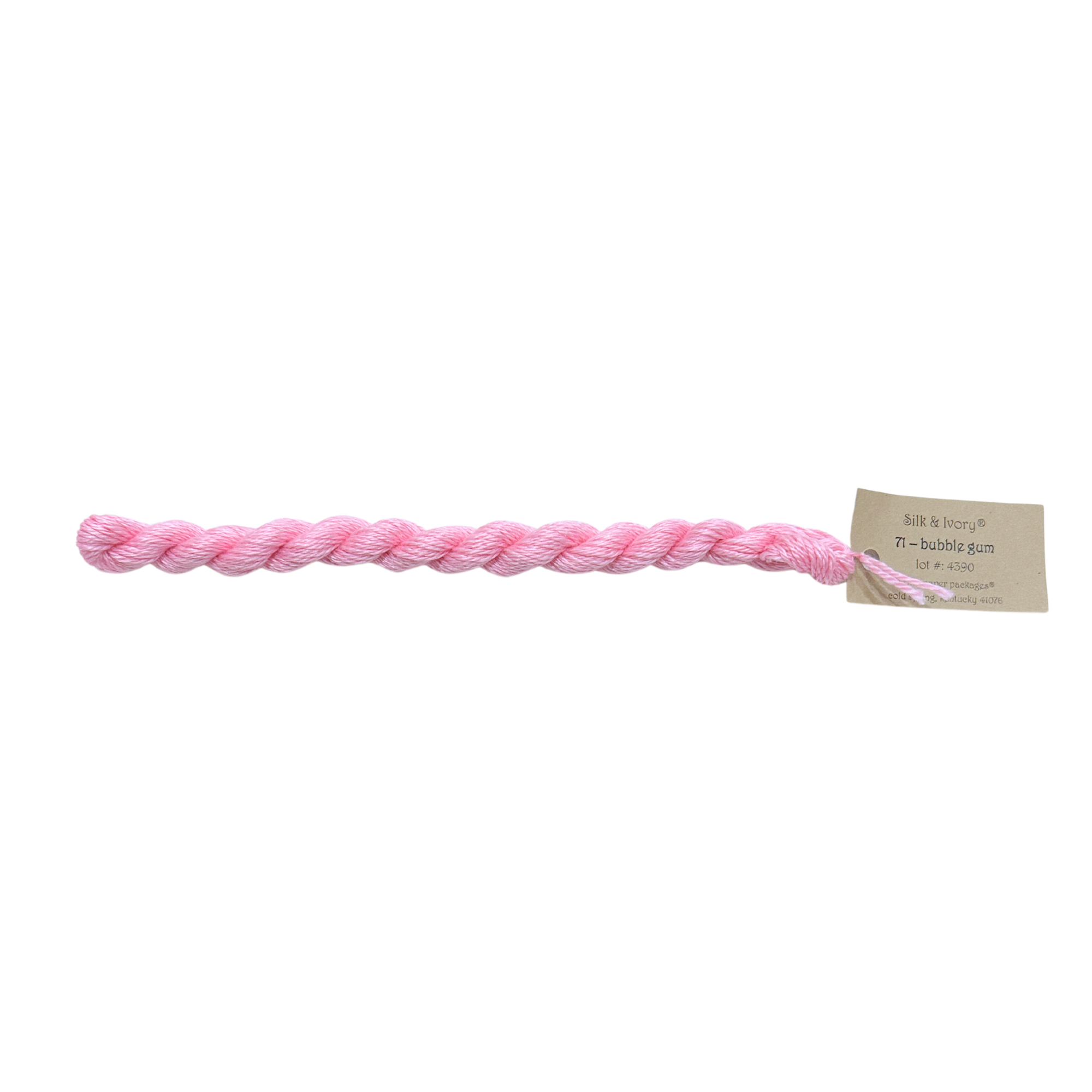 Silk & Ivory Thread - Bubble Gum