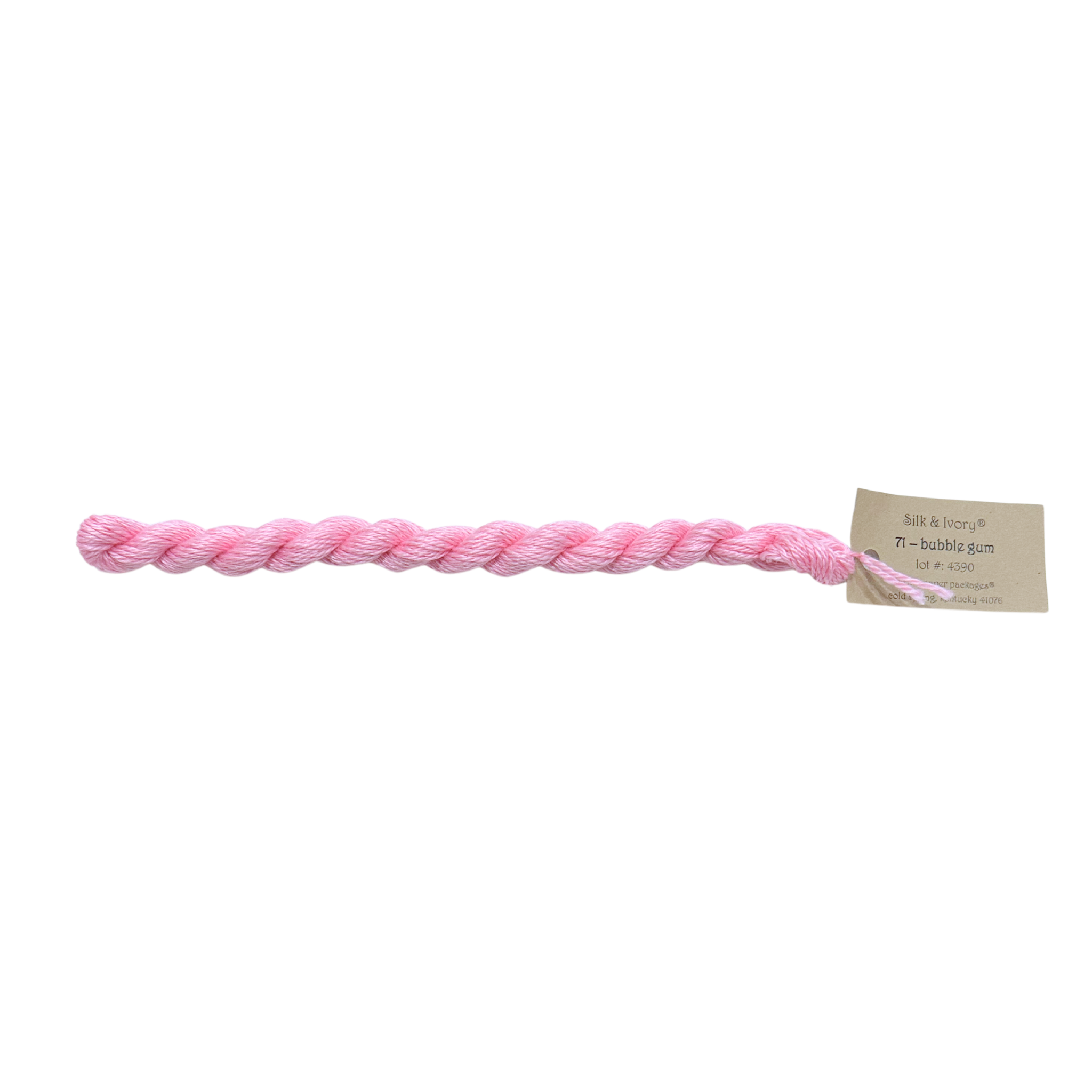 Silk & Ivory Thread - Bubble Gum