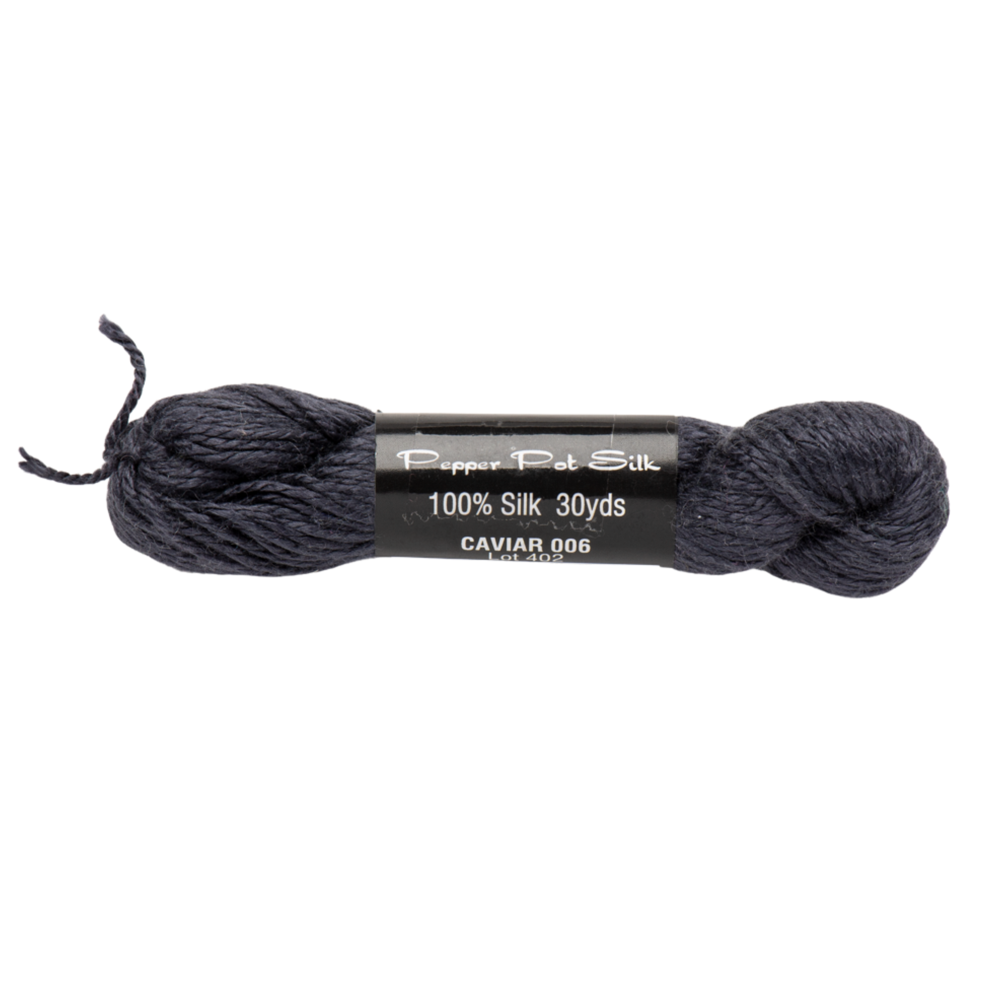 Pepper Pot Silk Thread -  Caviar