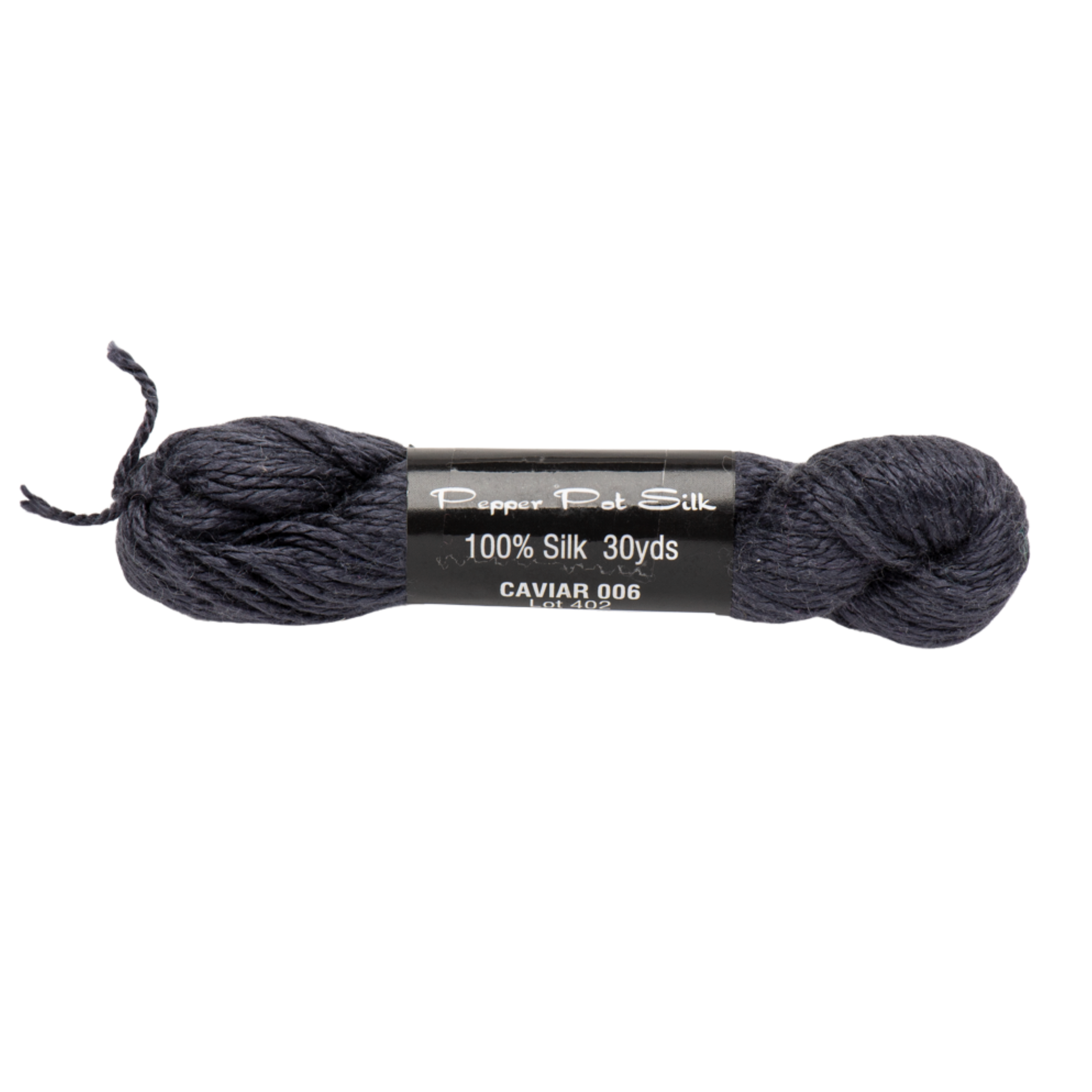 Pepper Pot Silk Thread -  Caviar
