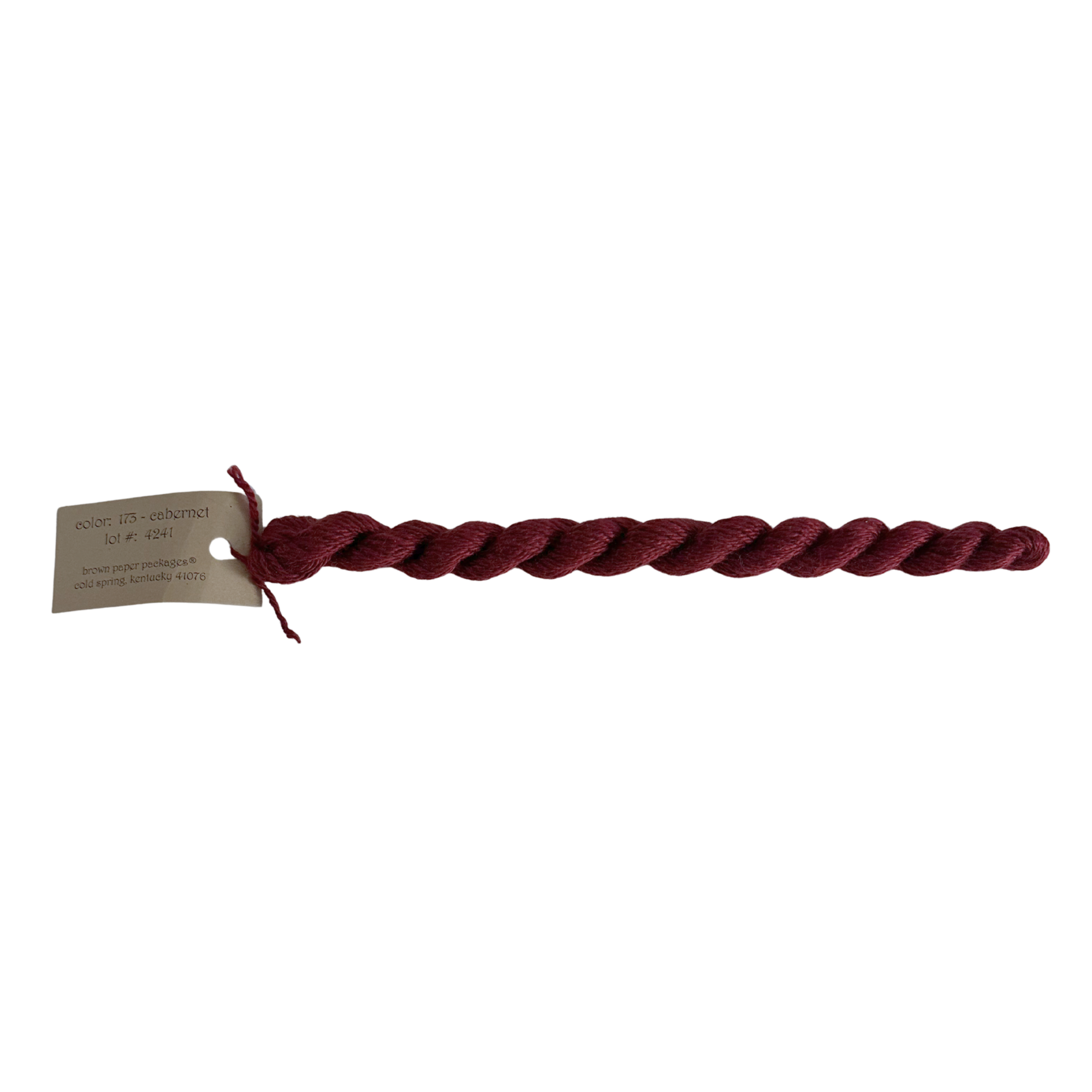 Silk & Ivory Thread - Cabernet