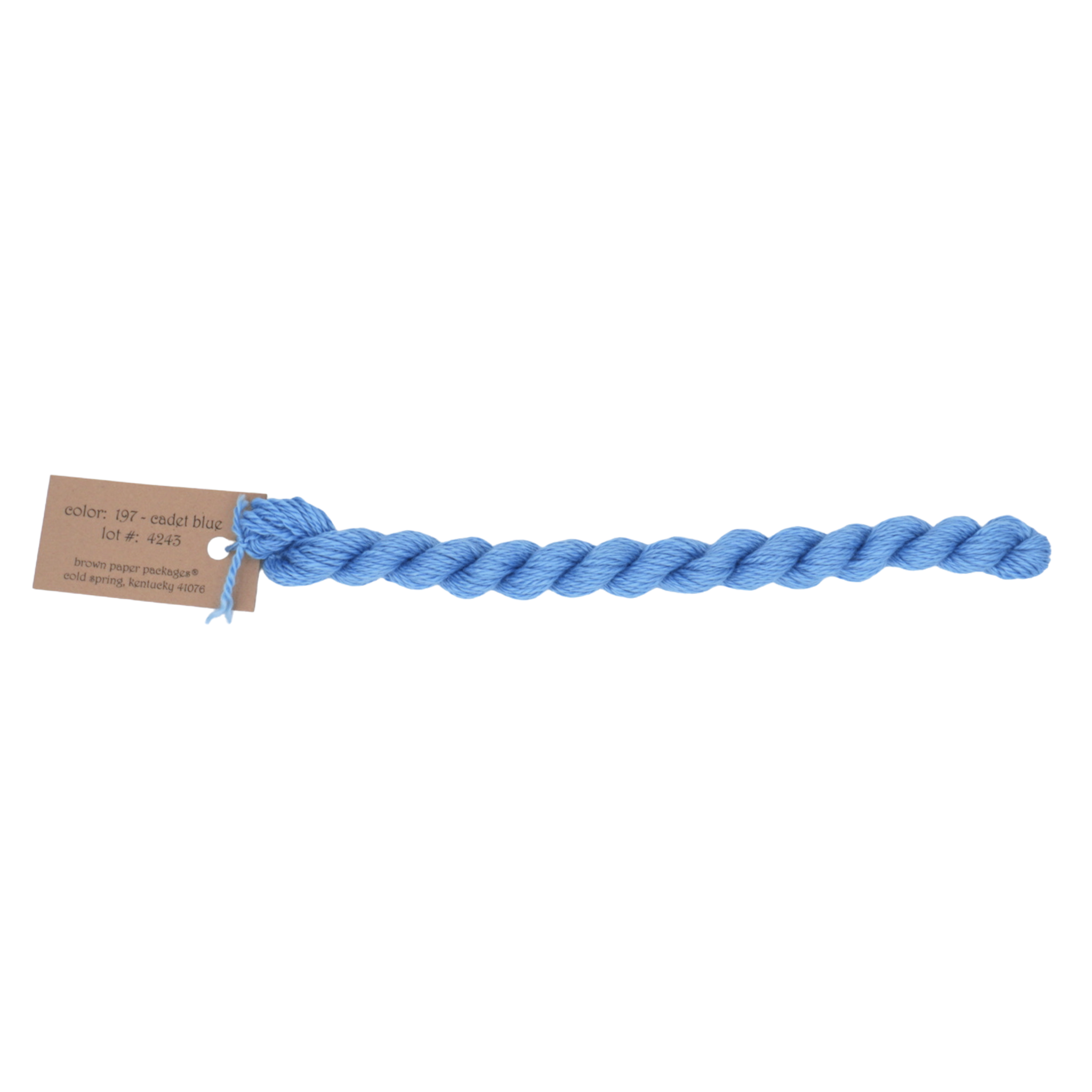 Silk & Ivory Thread - Cadet Blue