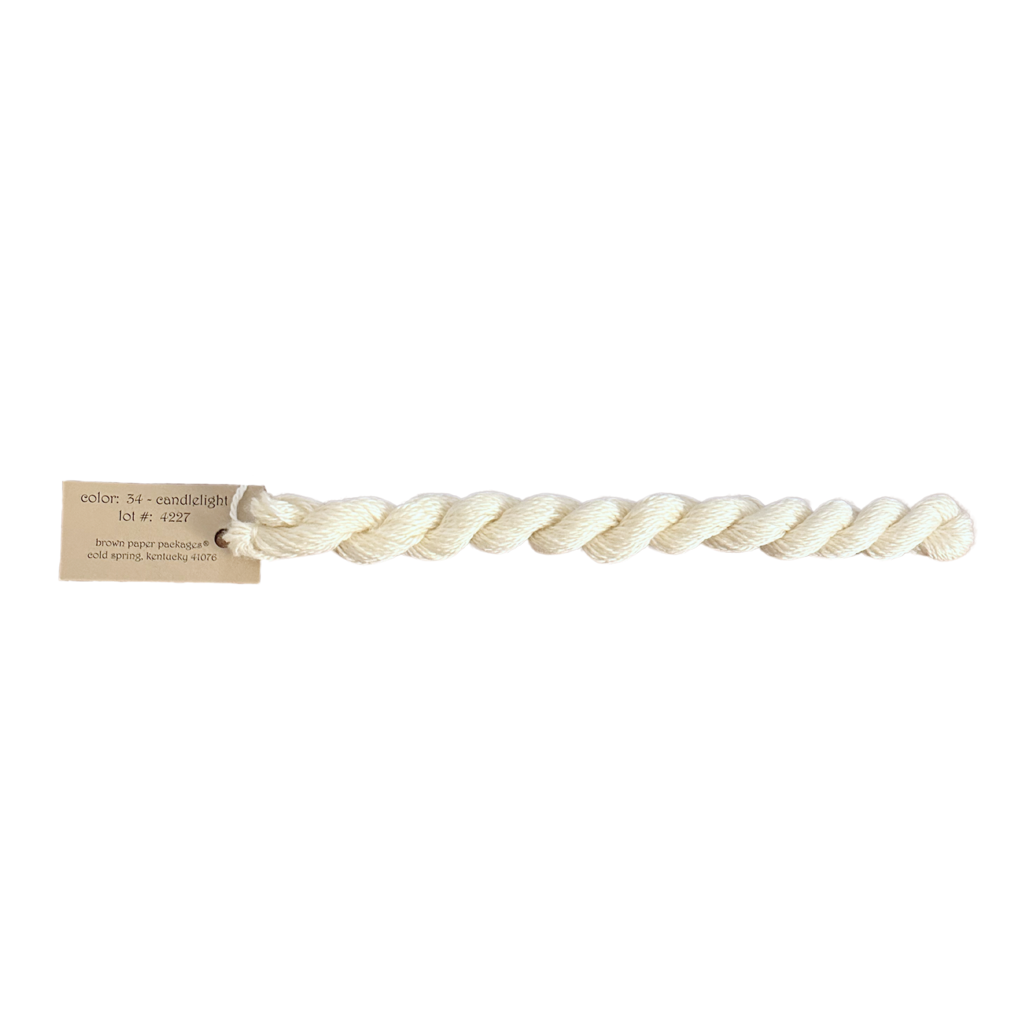 Silk & Ivory Thread - Candlelight
