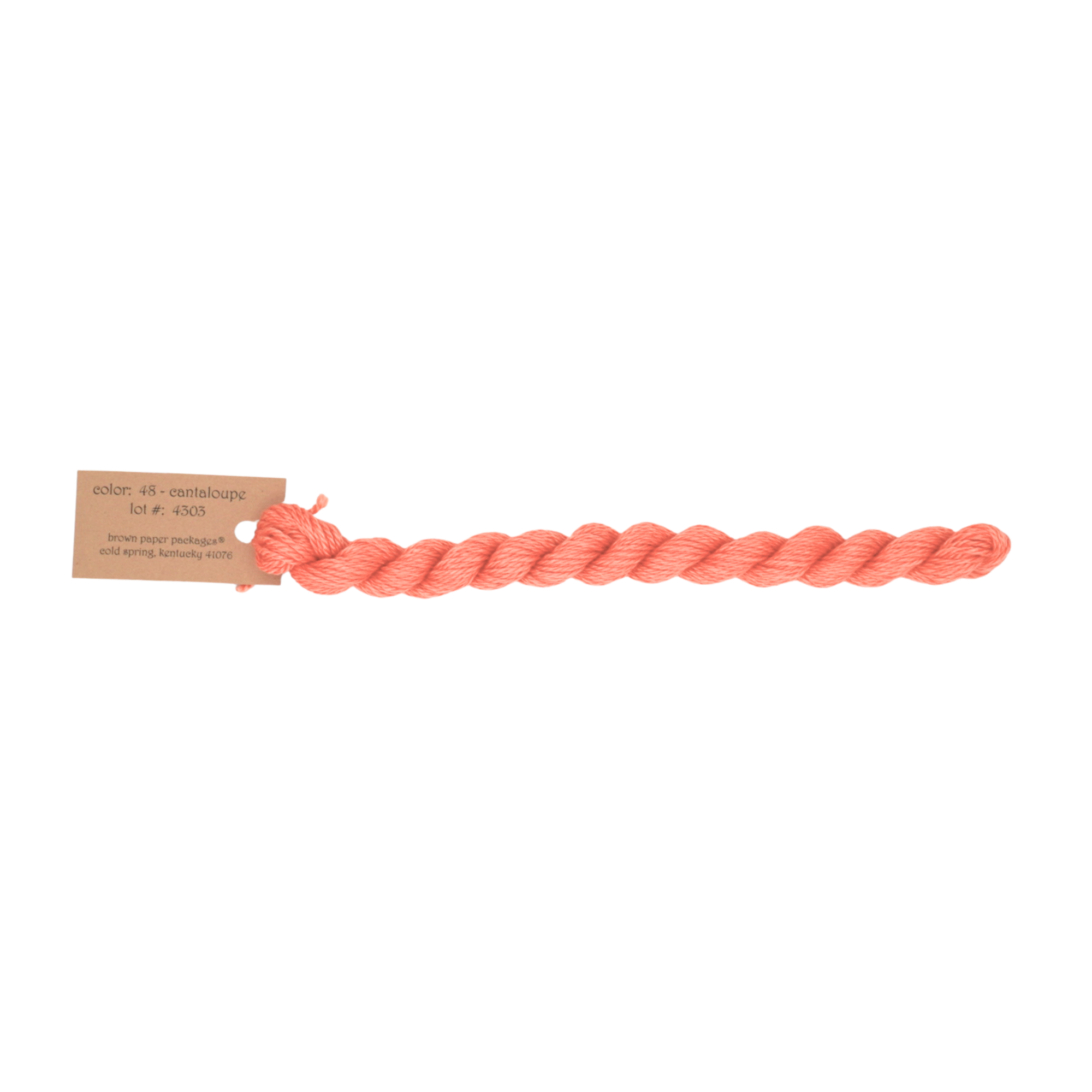 Silk & Ivory Thread - Cantaloupe