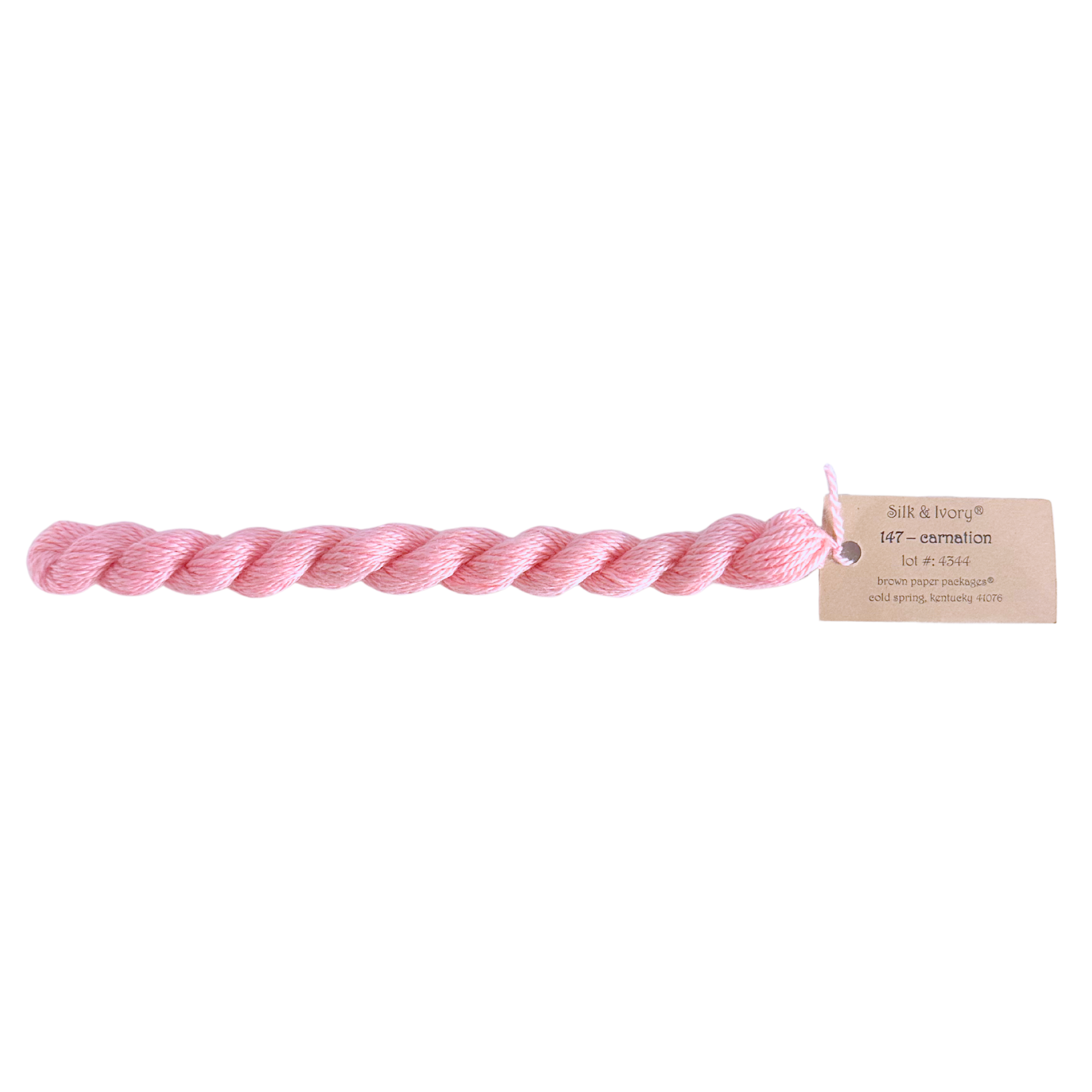Silk & Ivory Thread - Carnation
