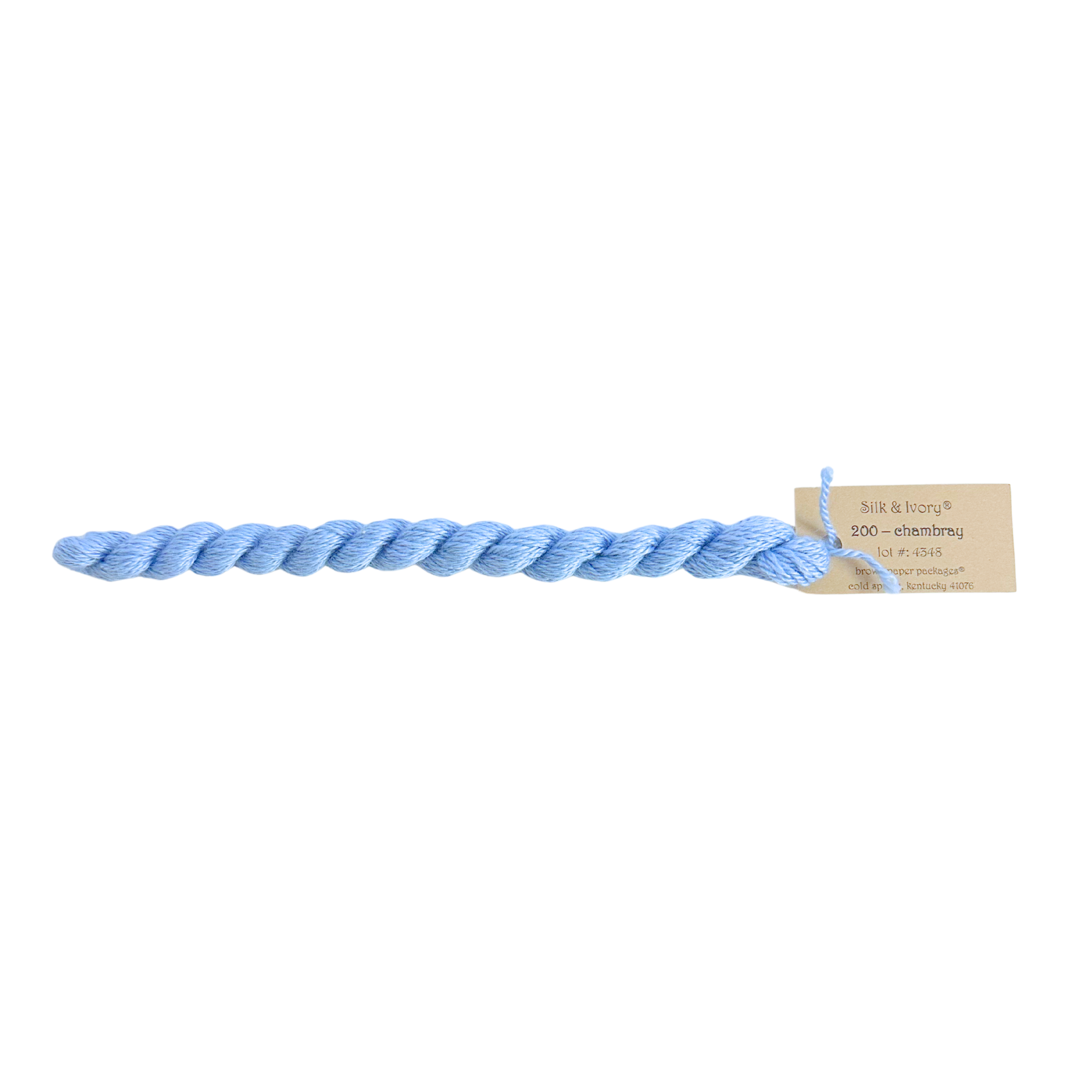 Silk & Ivory Thread - Chambray