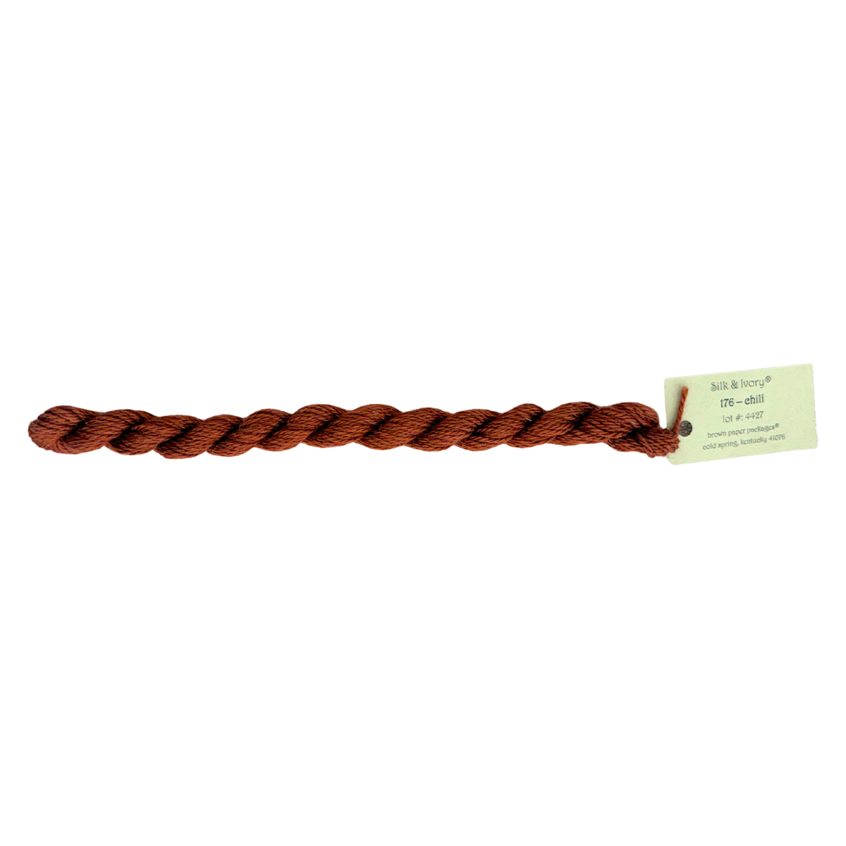 Silk & Ivory Thread - Chili