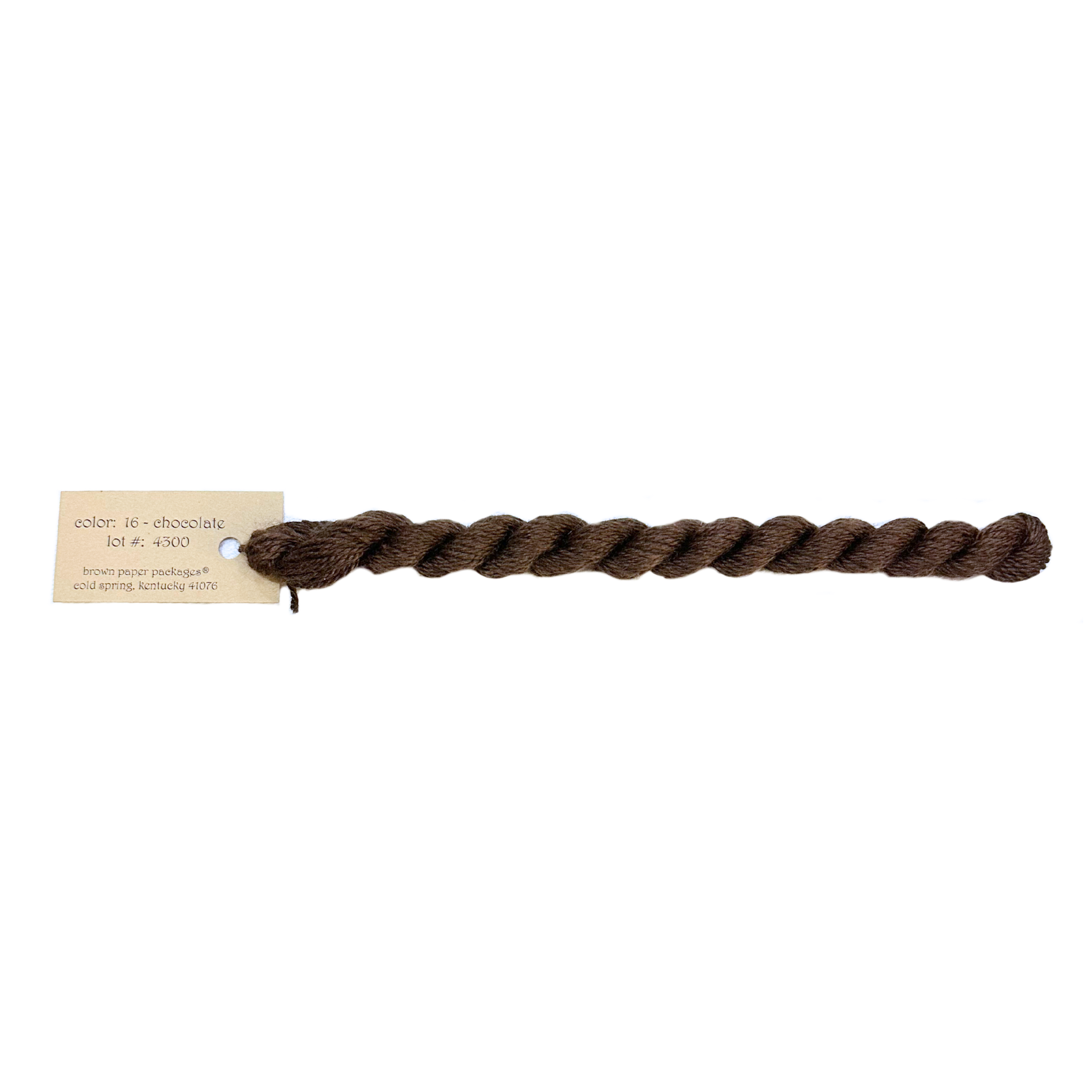 Silk & Ivory Thread - Chocolate