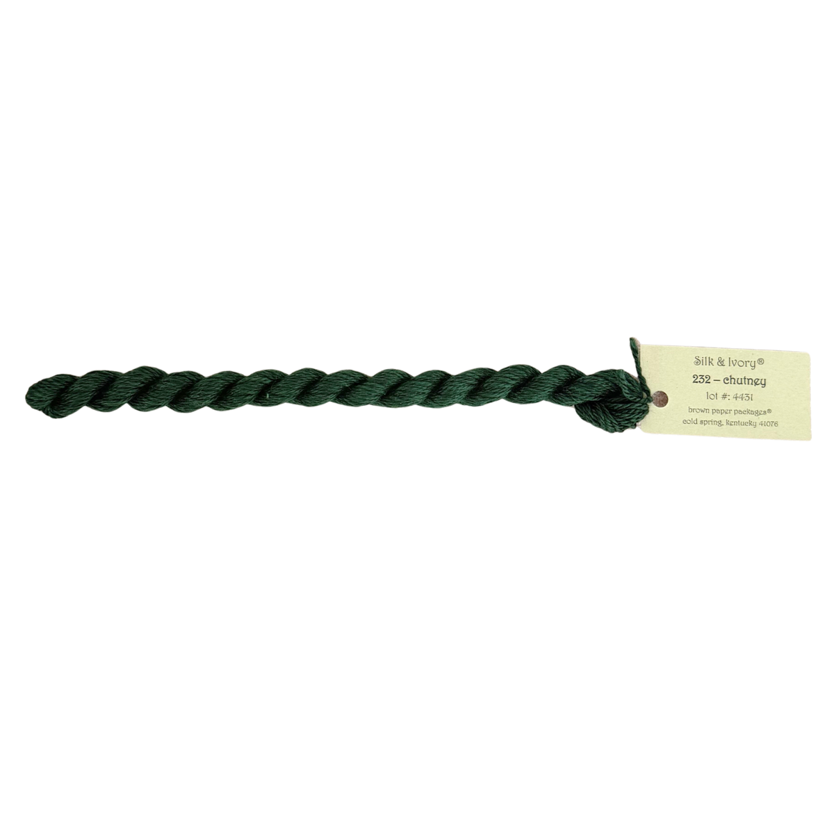 Silk & Ivory Thread - Chutney