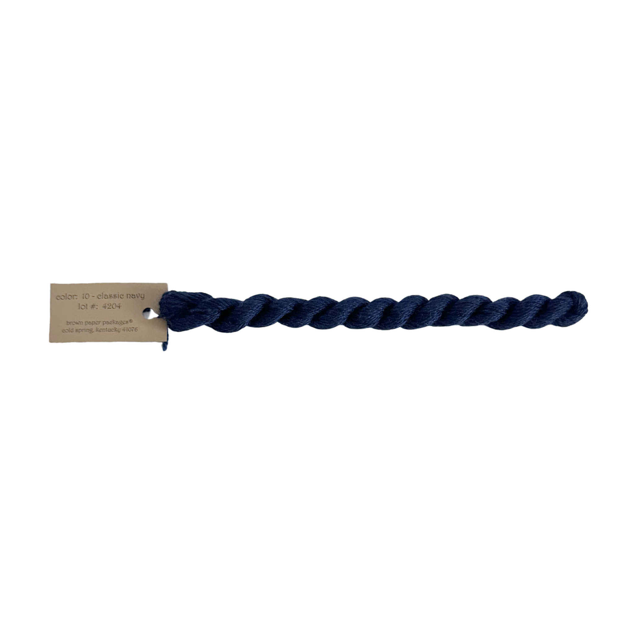 Silk & Ivory Thread - Classic Navy