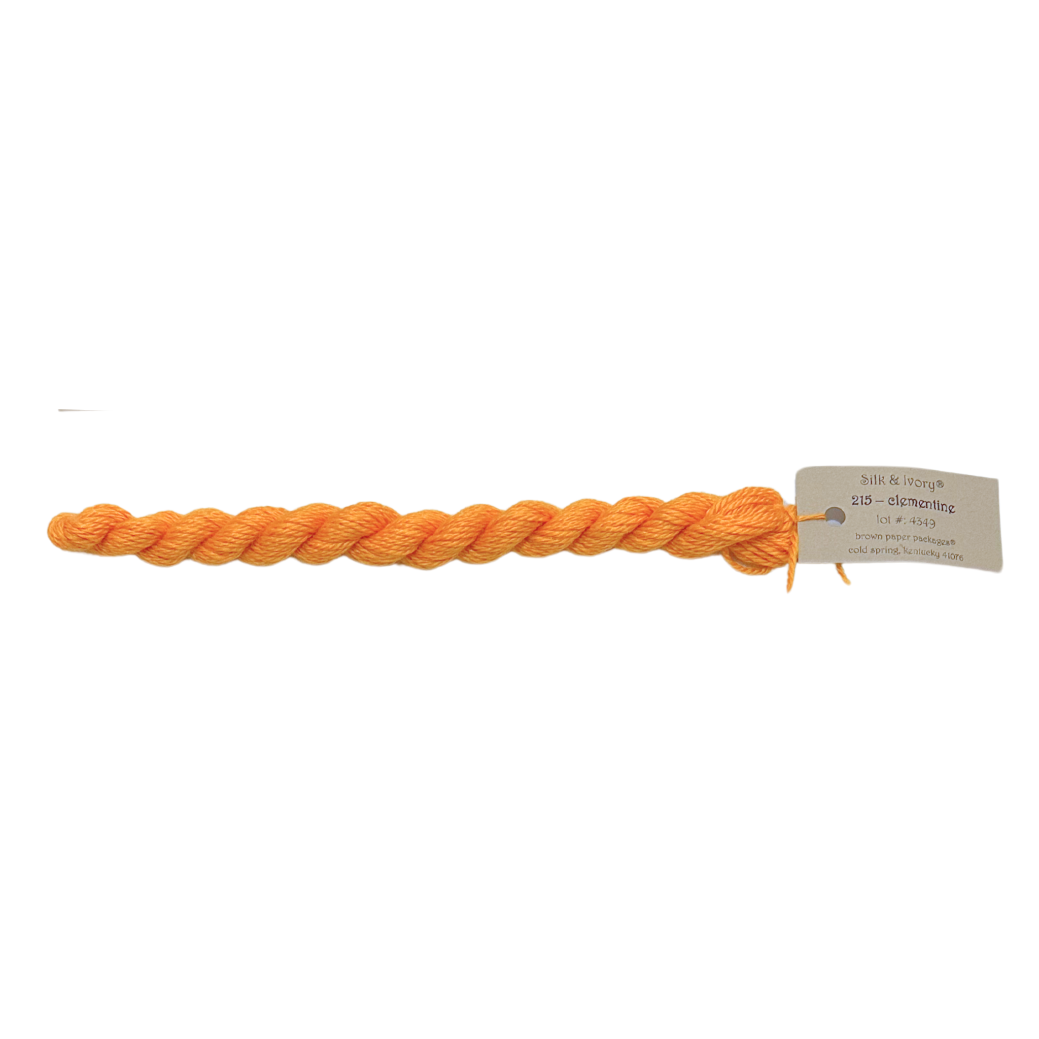 Silk & Ivory Thread - Clementine
