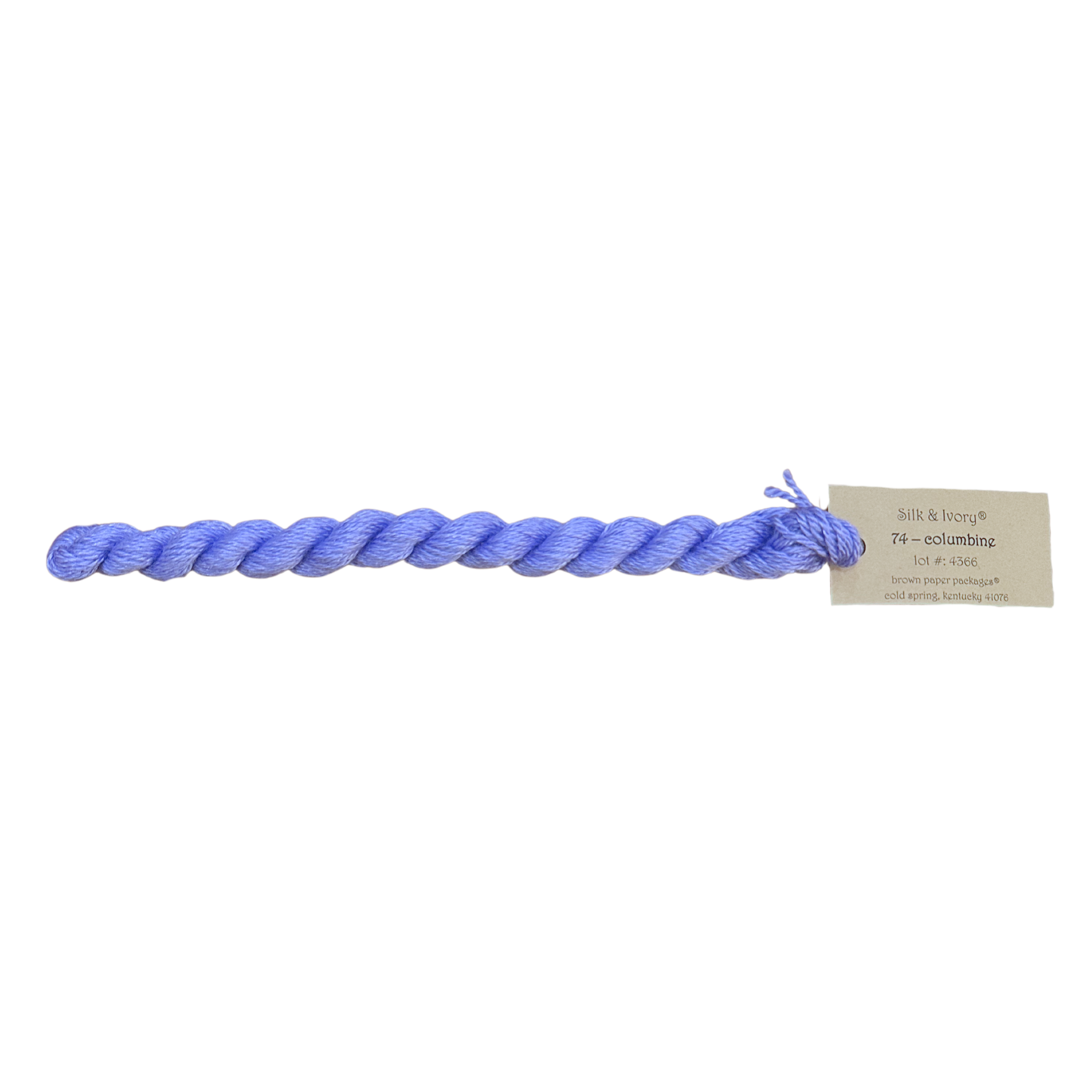 Silk & Ivory Thread - Columbine