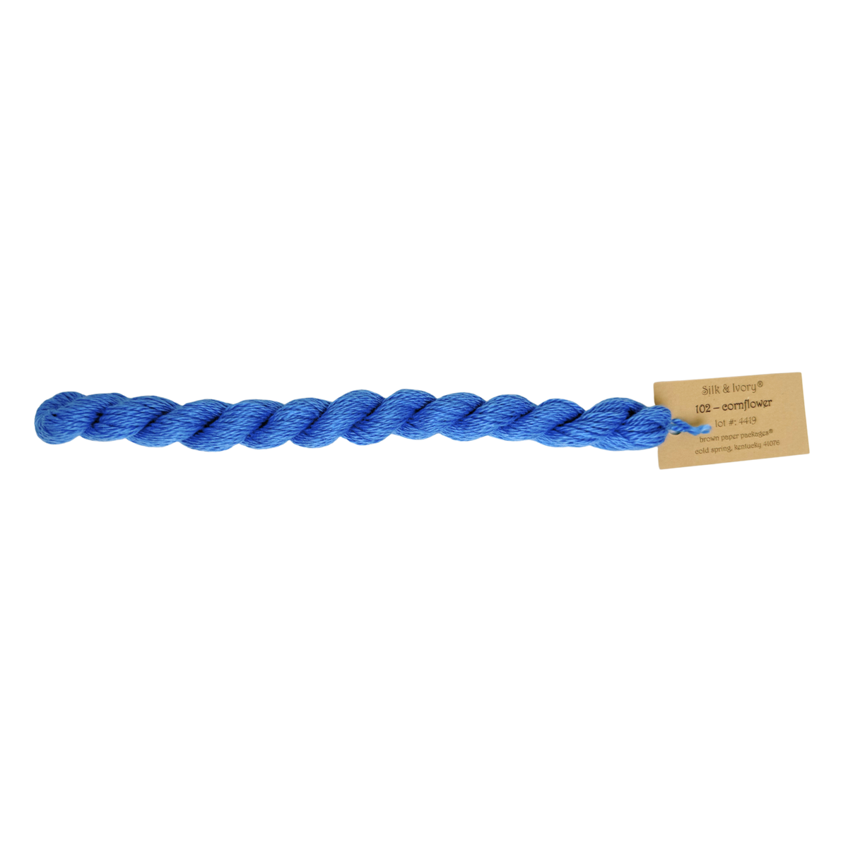 Silk & Ivory Thread - Cornflower