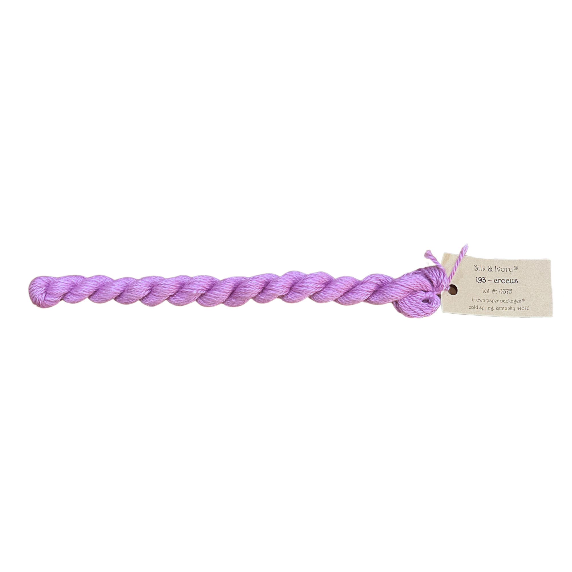 Silk & Ivory Thread - Crocus