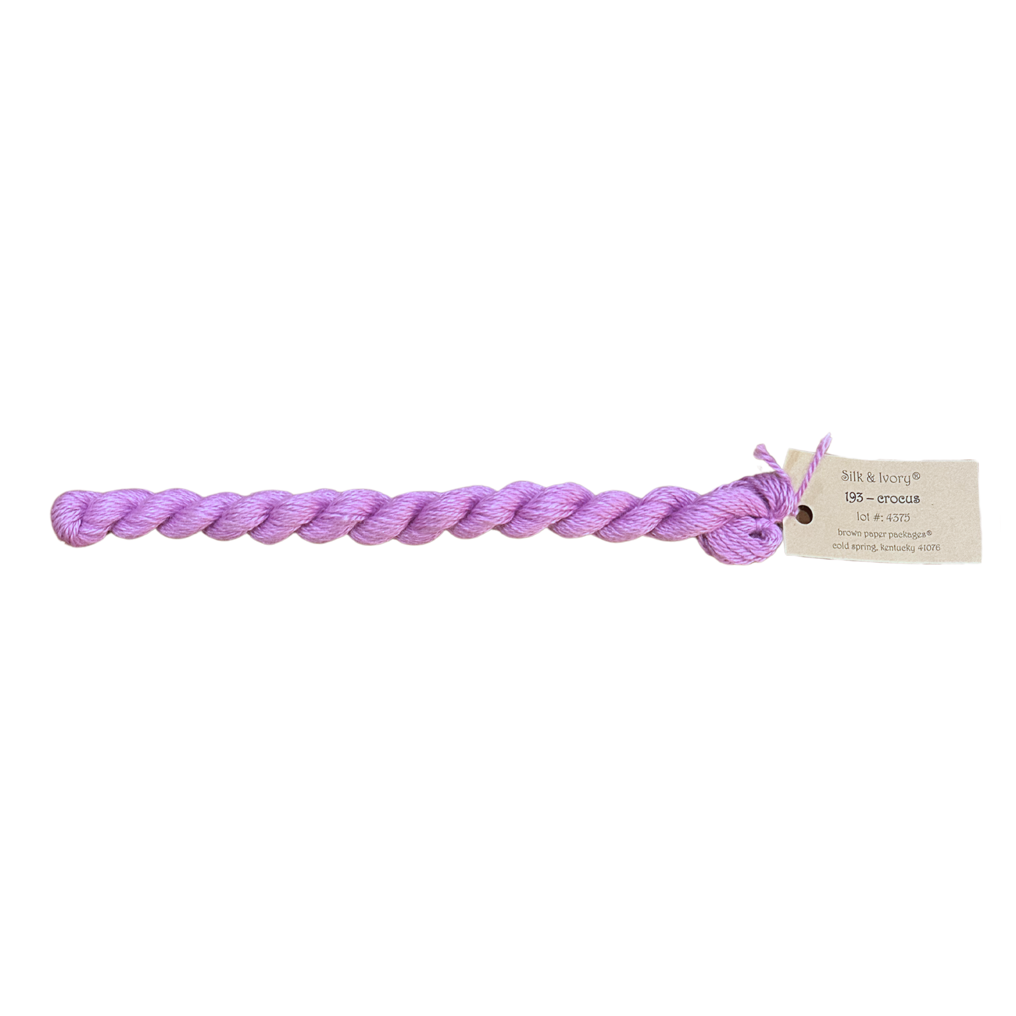 Silk & Ivory Thread - Crocus