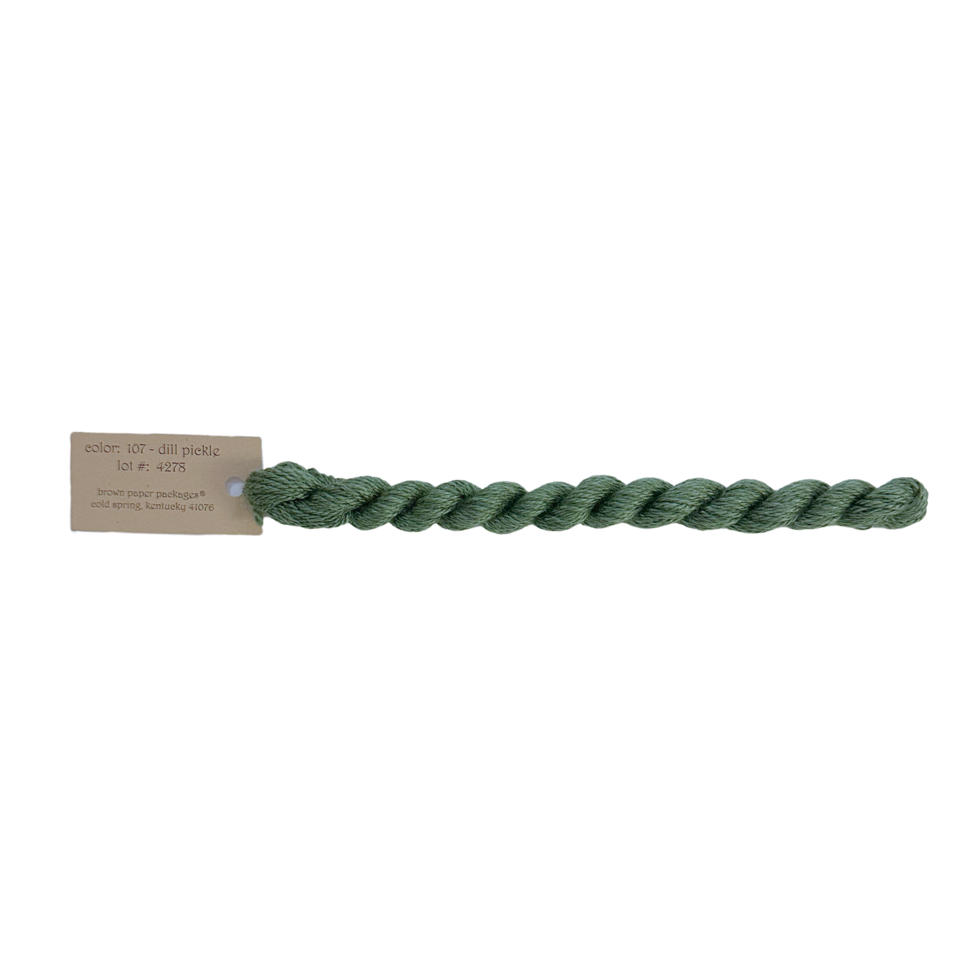 Silk & Ivory Thread - Dill Pickle