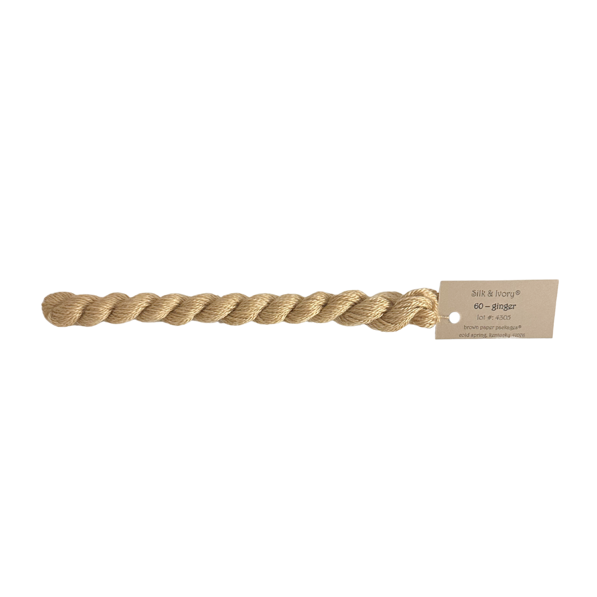 Silk & Ivory Thread - Ginger