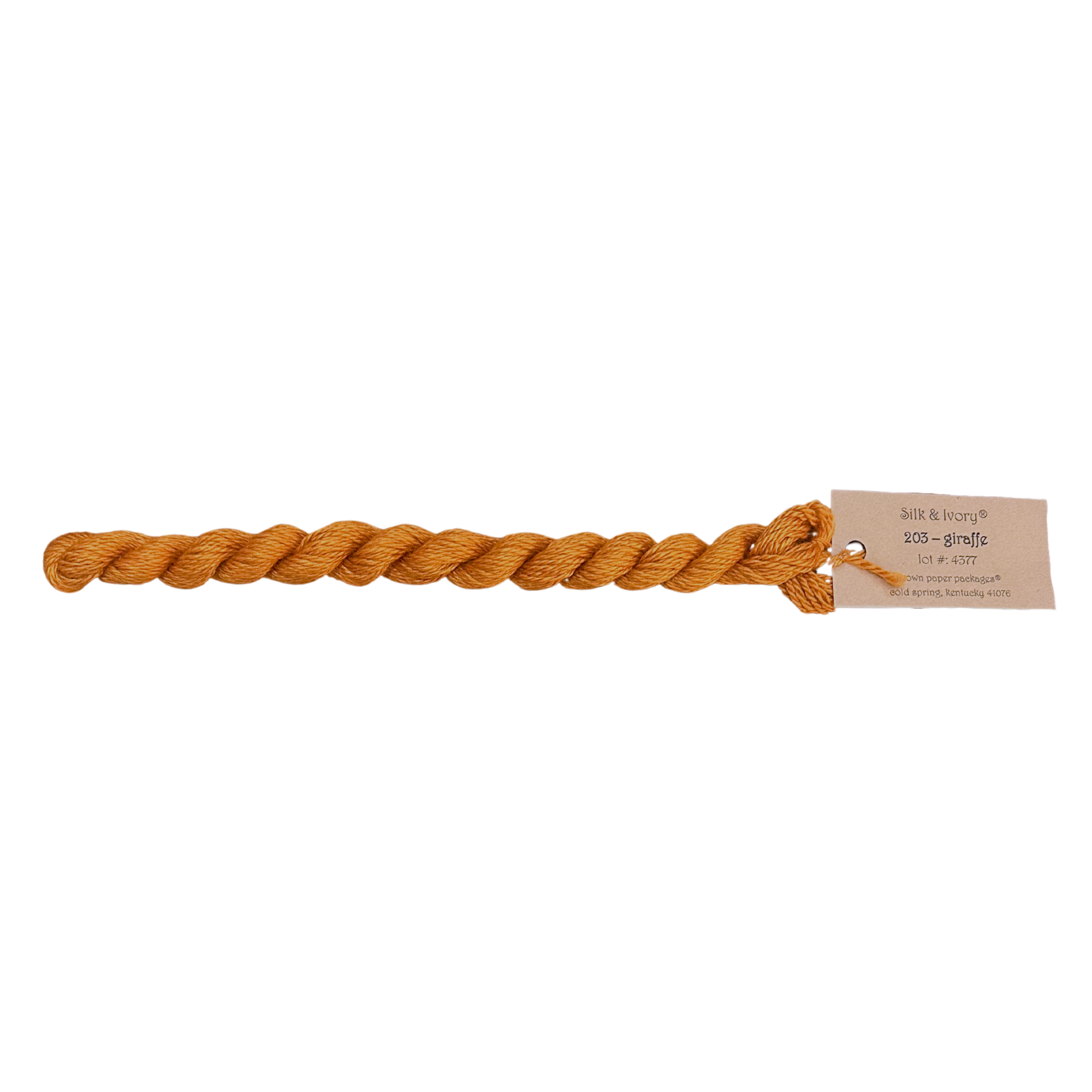 Silk & Ivory Thread - Giraffe
