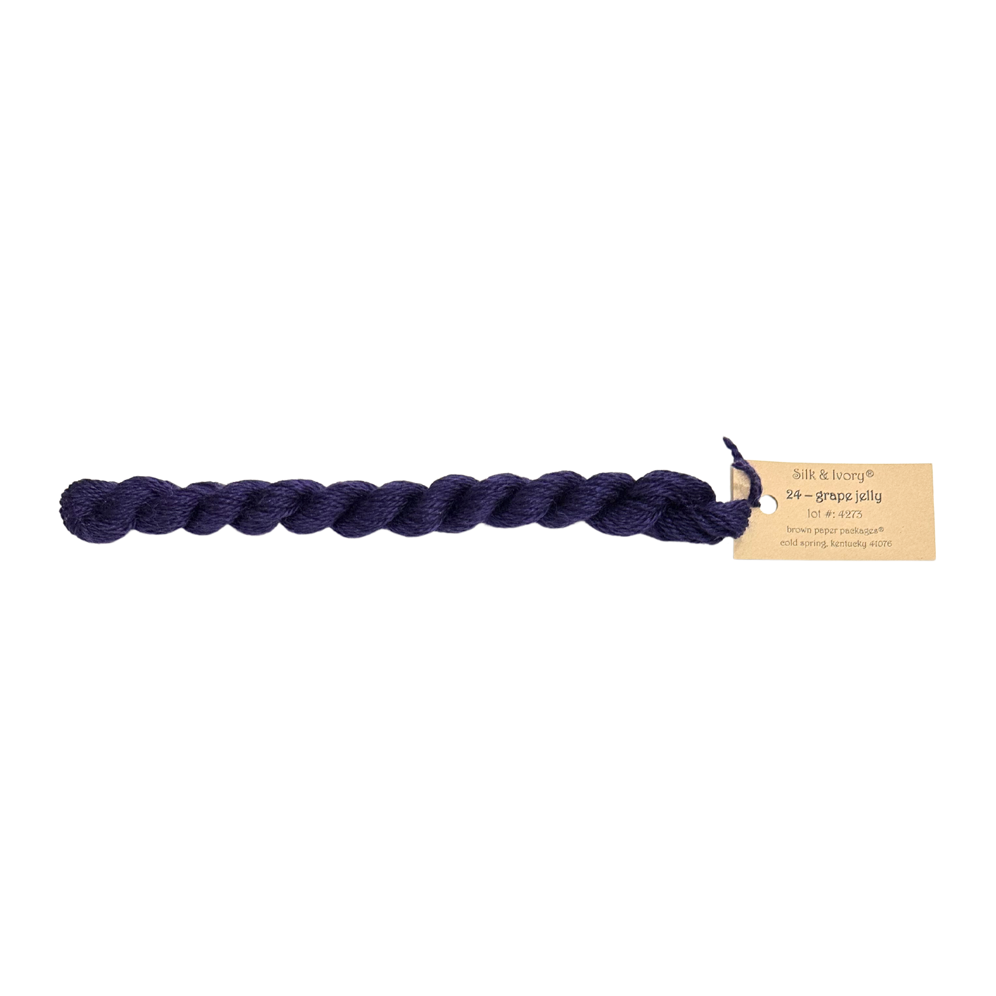 Silk & Ivory Thread - Grape Jelly