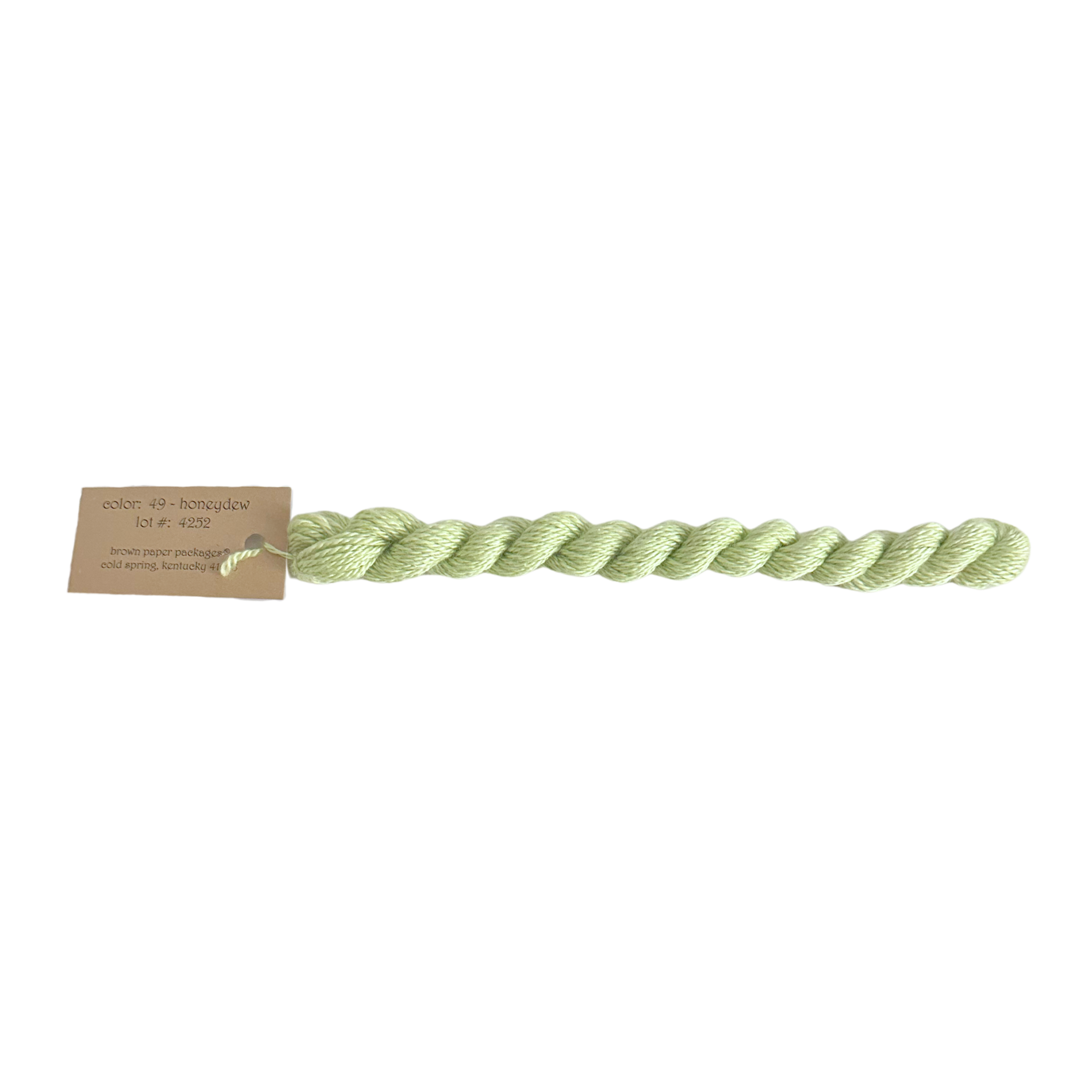 Silk & Ivory Thread - Honeydew