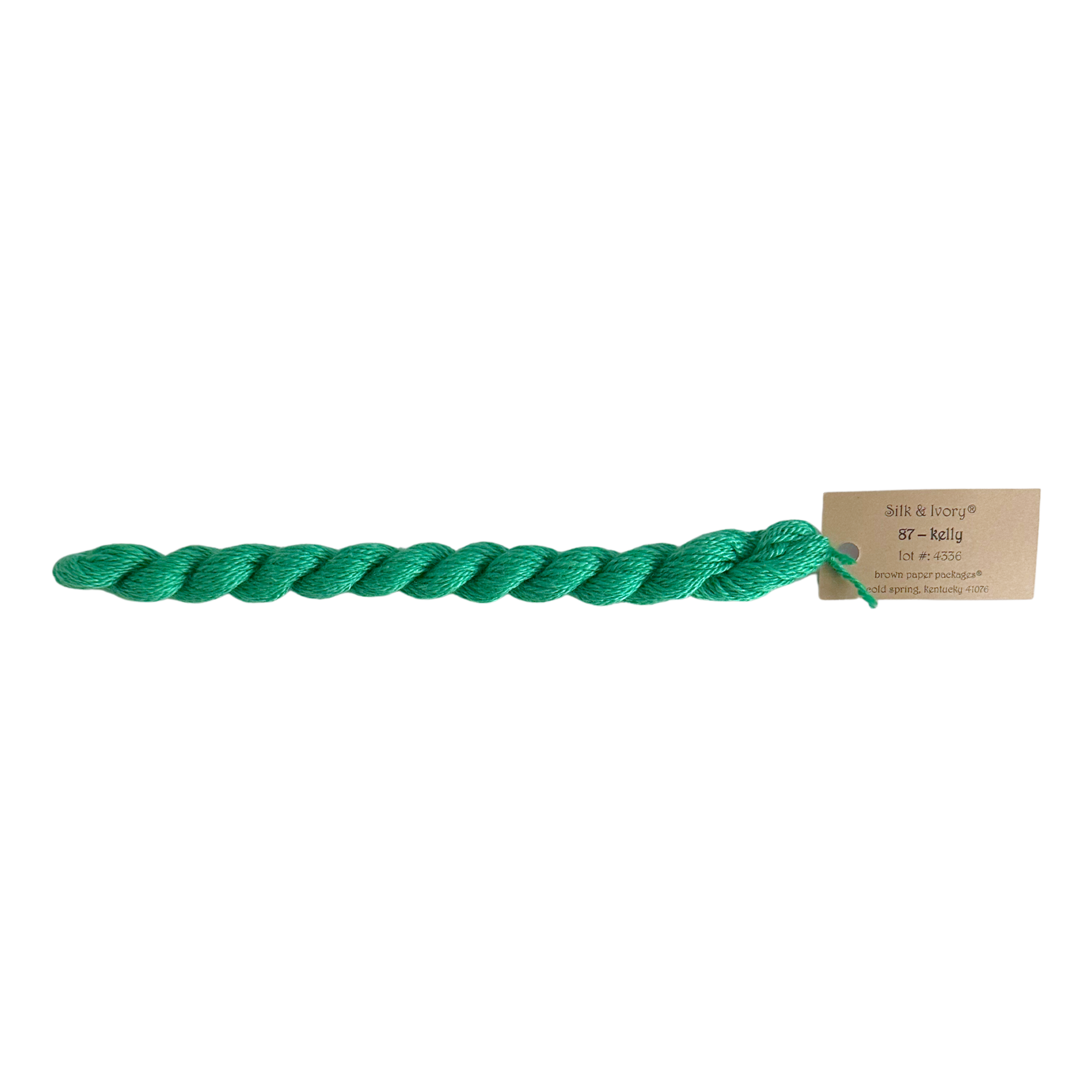 Silk & Ivory Thread - Kelly