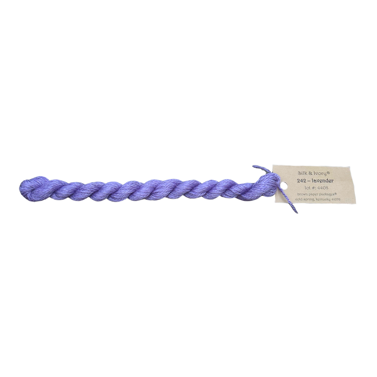Silk & Ivory Thread - Lavender
