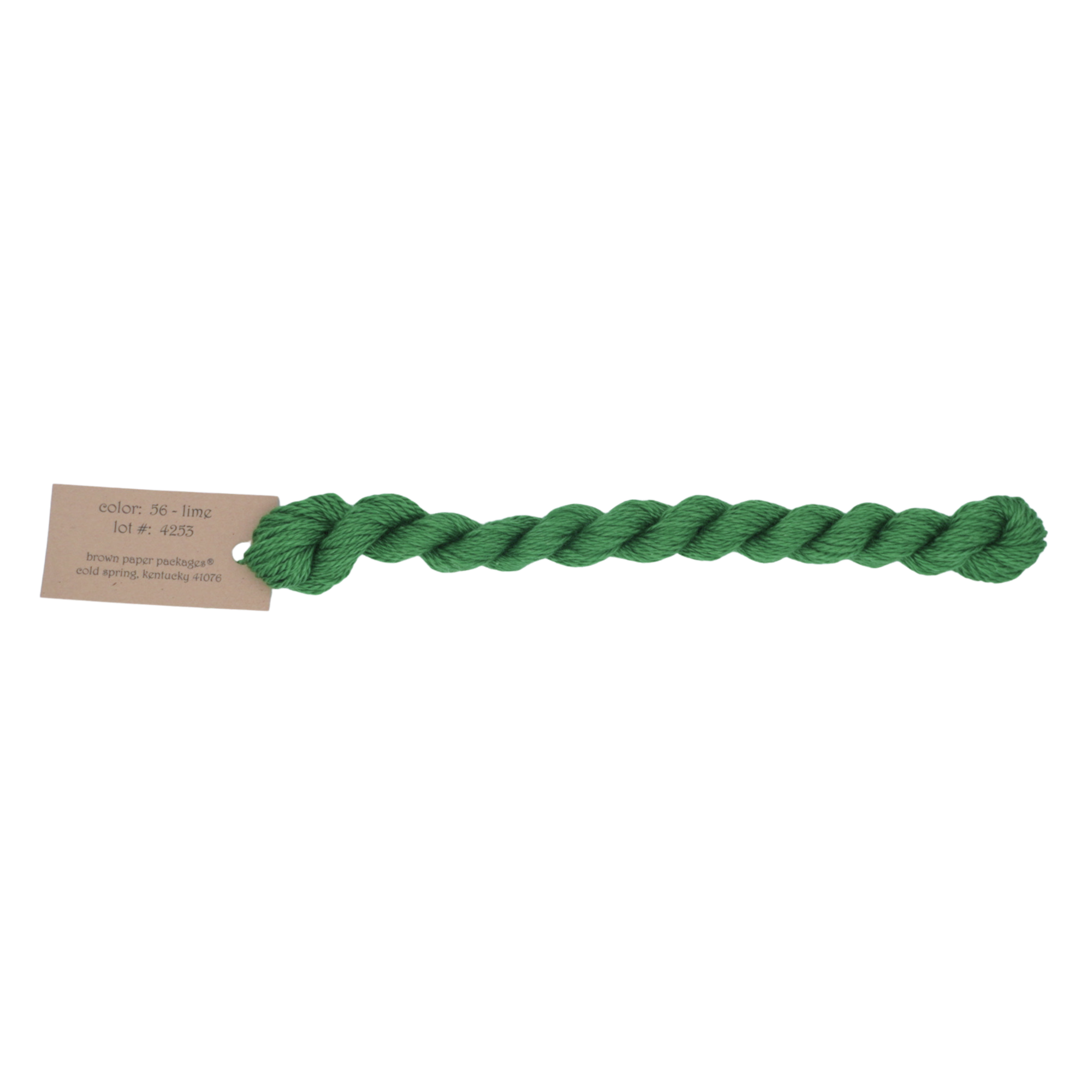 Silk & Ivory Thread - Lime