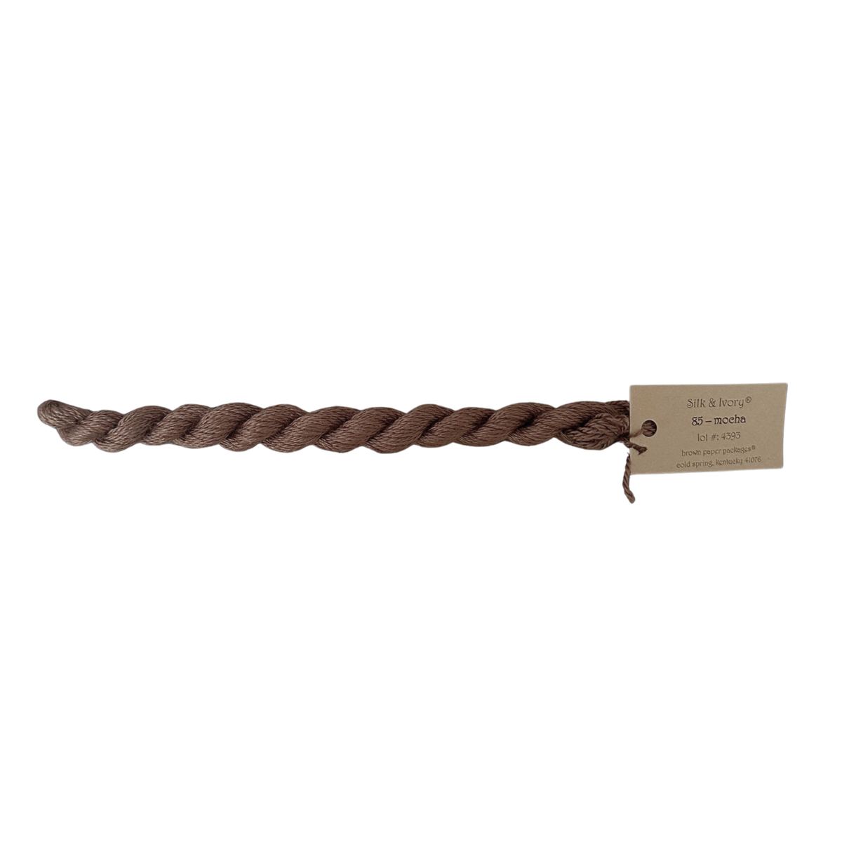Silk & Ivory Thread - Mocha