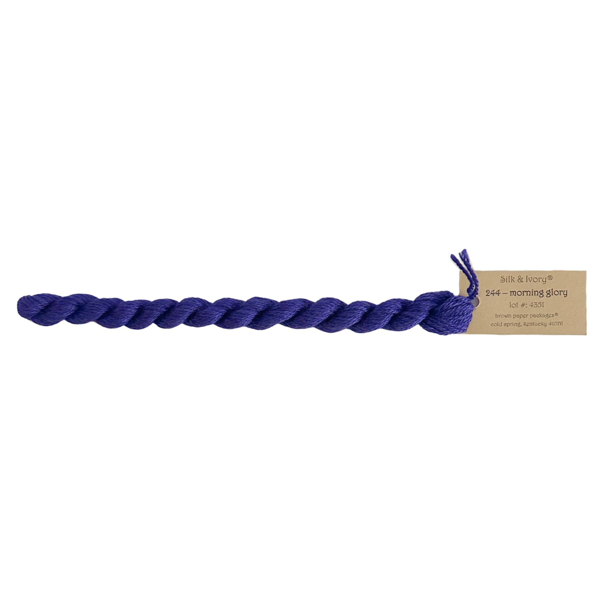 Silk & Ivory Thread - Morning Glory