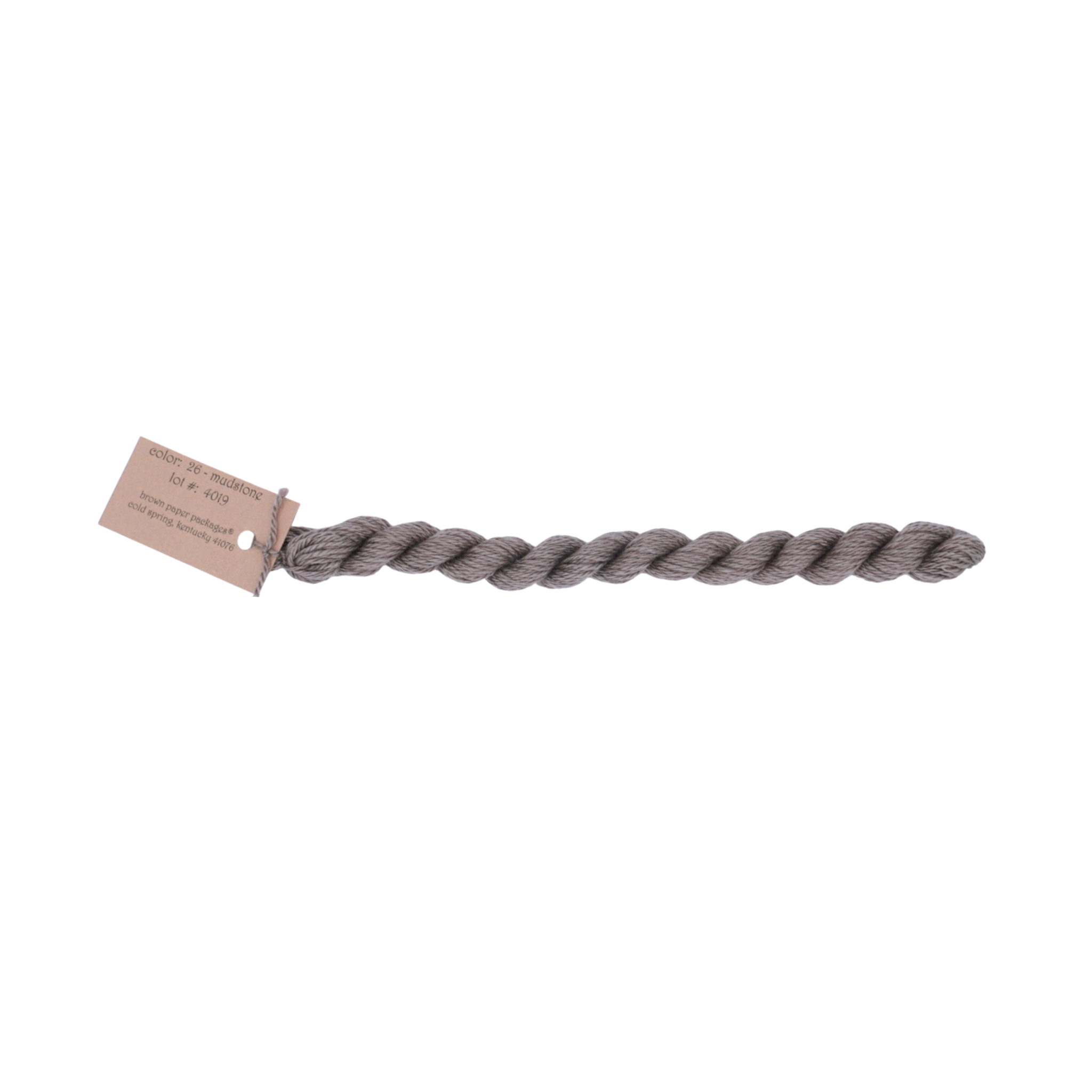 Silk & Ivory Thread - Mudstone