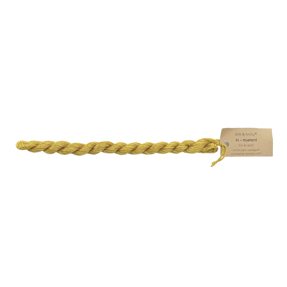 Silk & Ivory Thread - Mustard