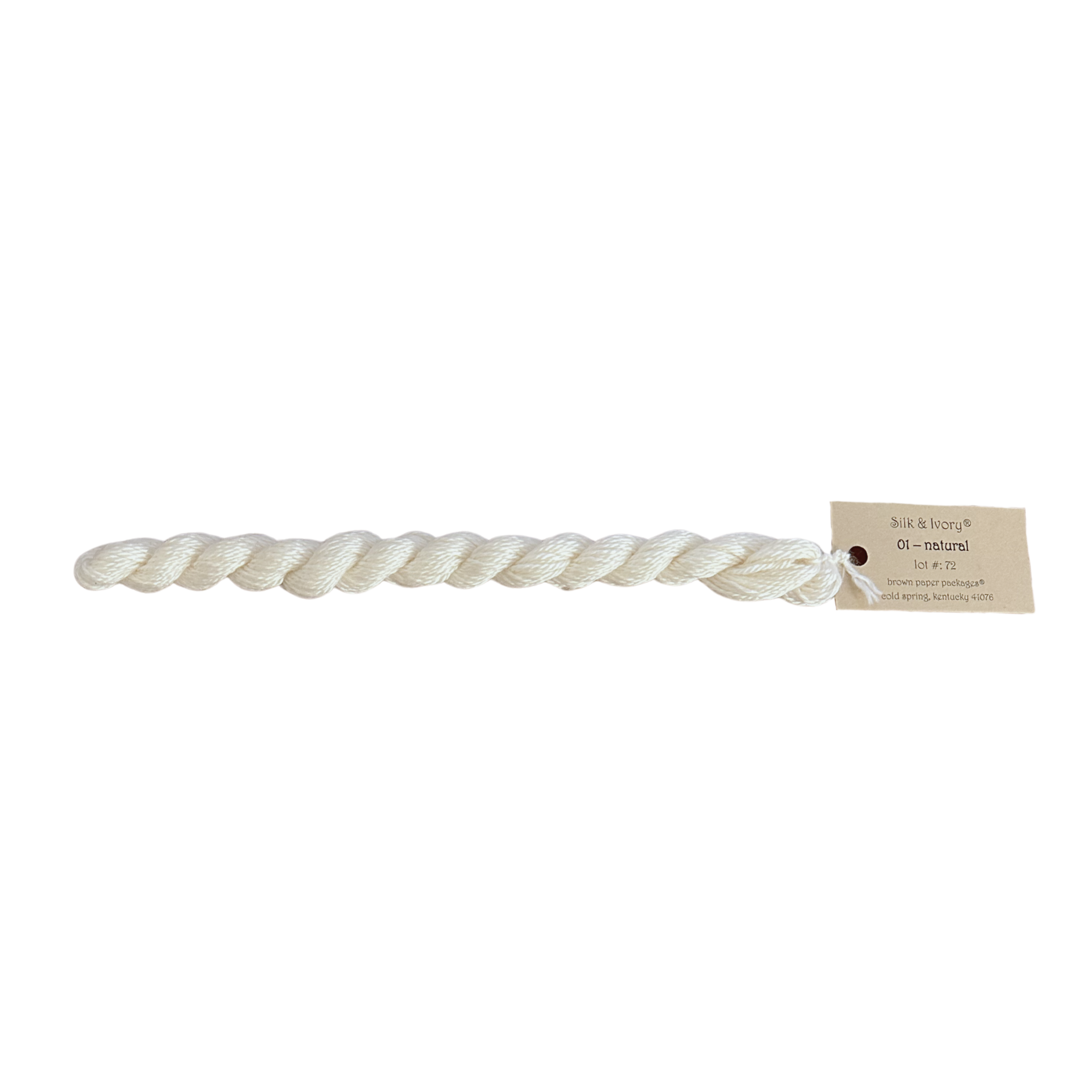 Silk & Ivory Thread - Natural