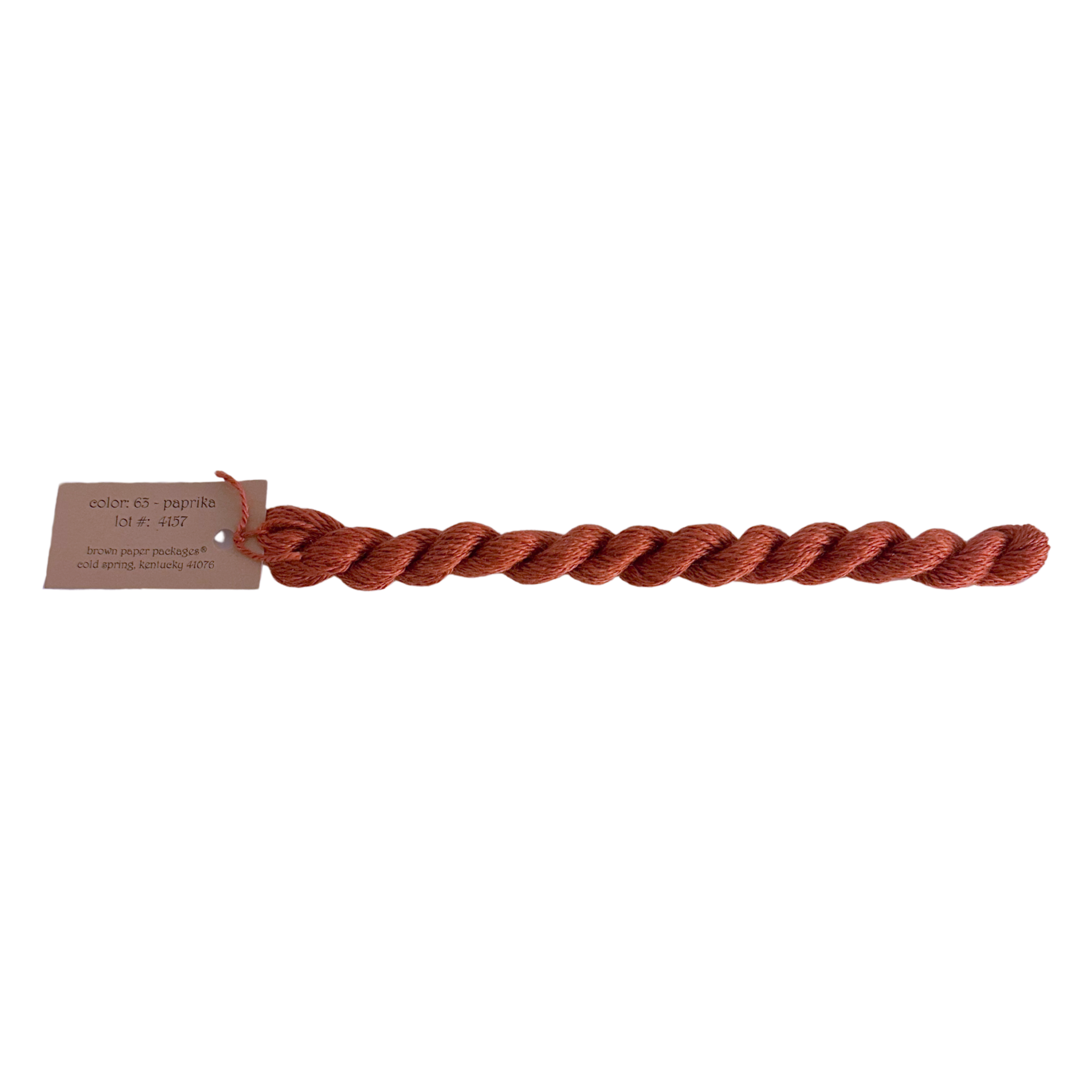 Silk & Ivory Thread - Paprika