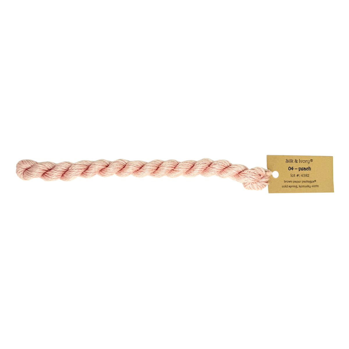 Silk & Ivory Thread - Peach