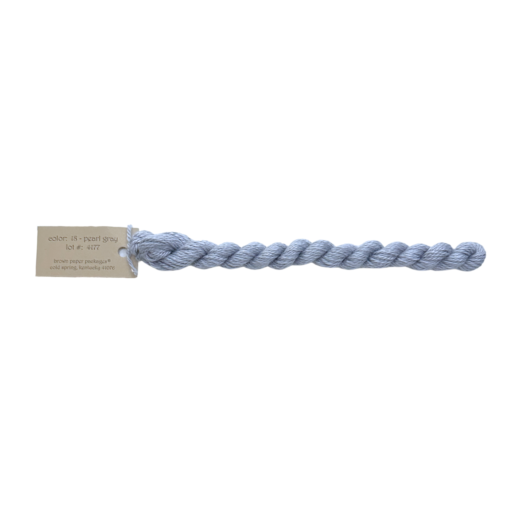 Silk & Ivory Thread - Pearl Gray