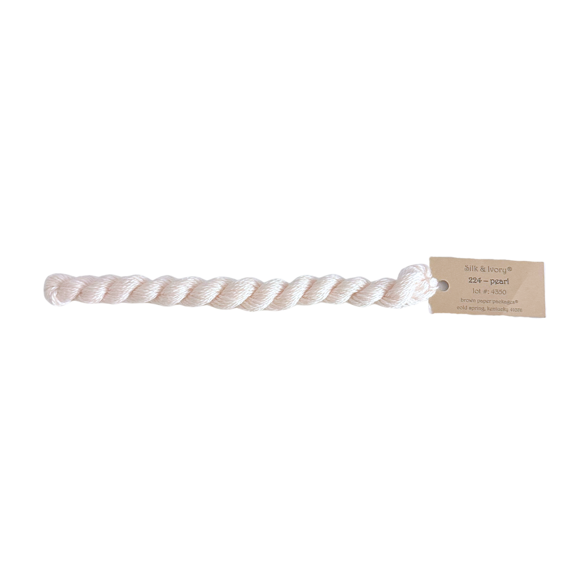 Silk & Ivory Thread - Pearl