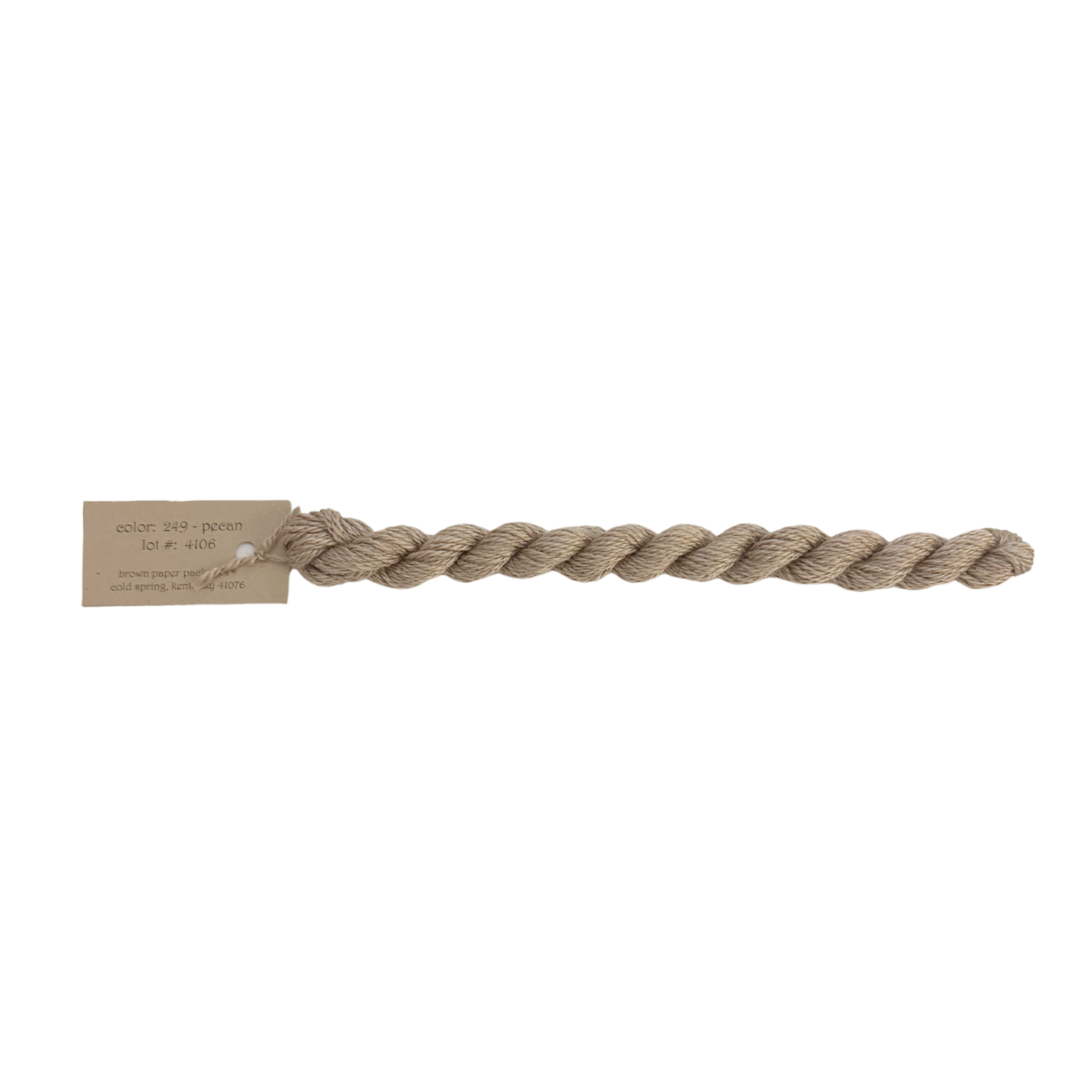 Silk & Ivory Thread - Pecan