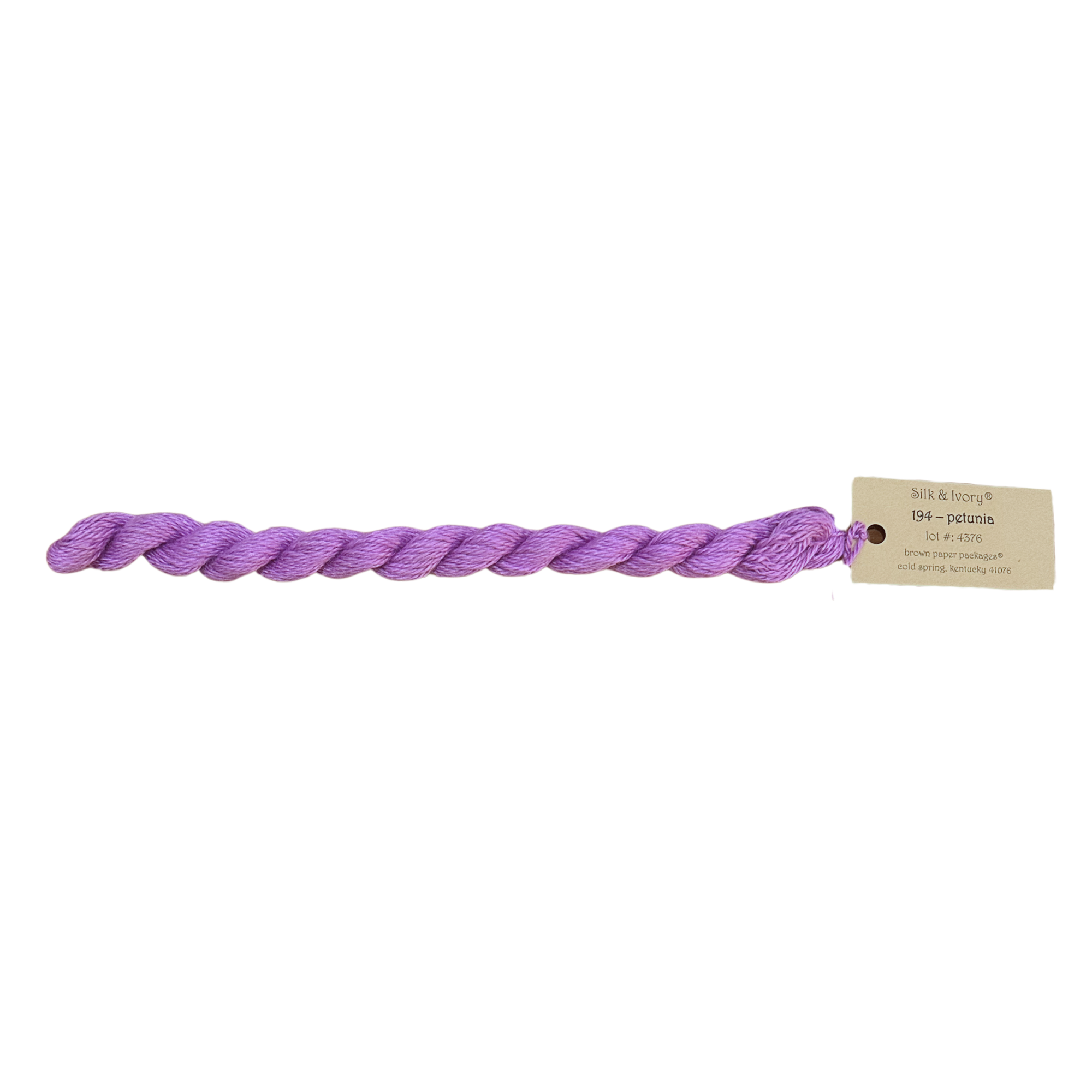 Silk & Ivory Thread - Petunia
