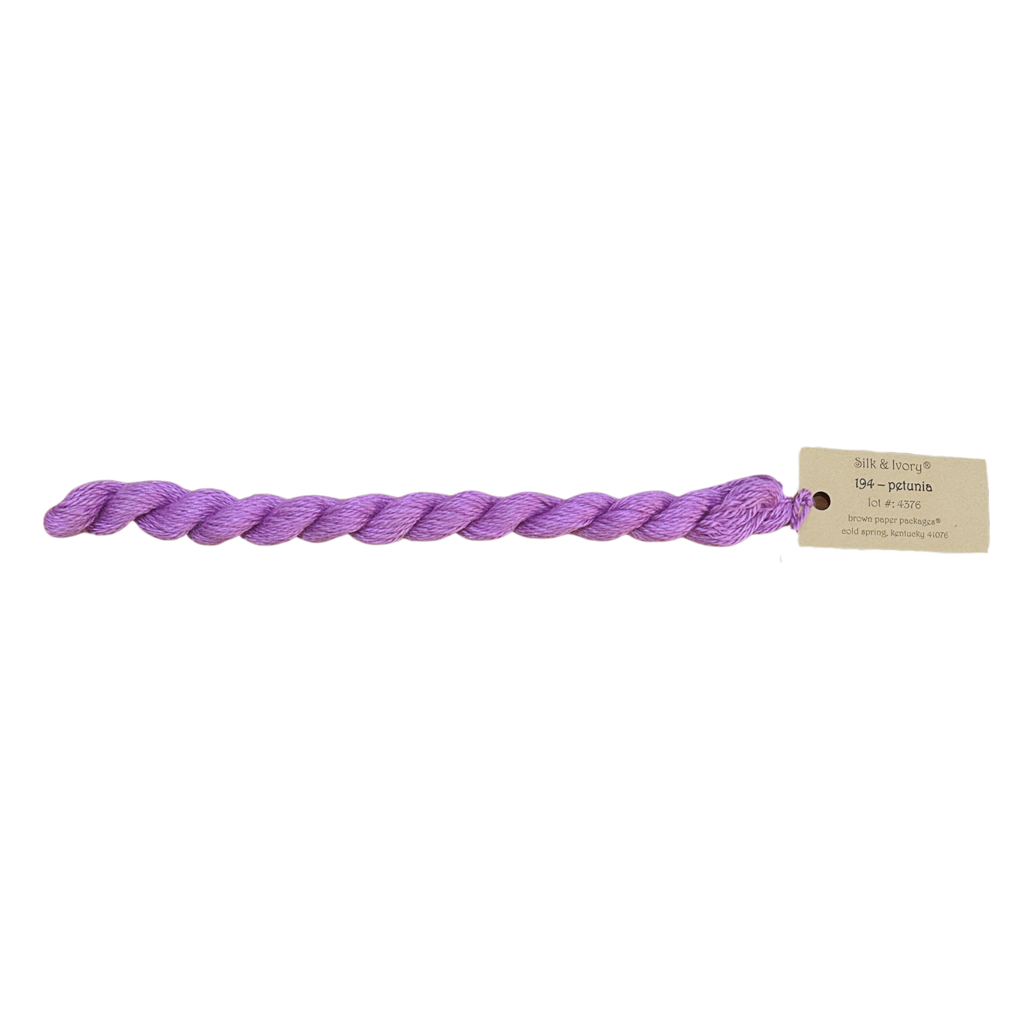 Silk & Ivory Thread - Petunia