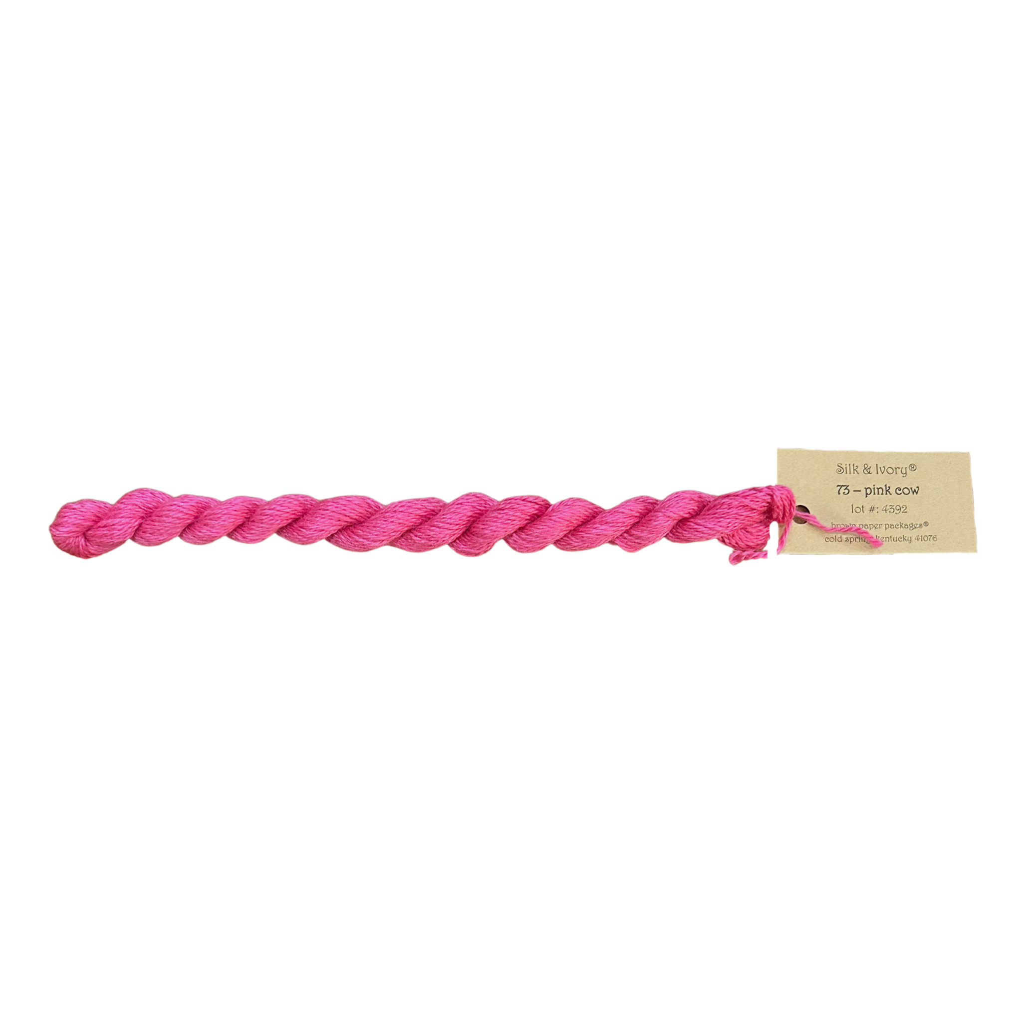 Silk & Ivory Thread - Pink Cow