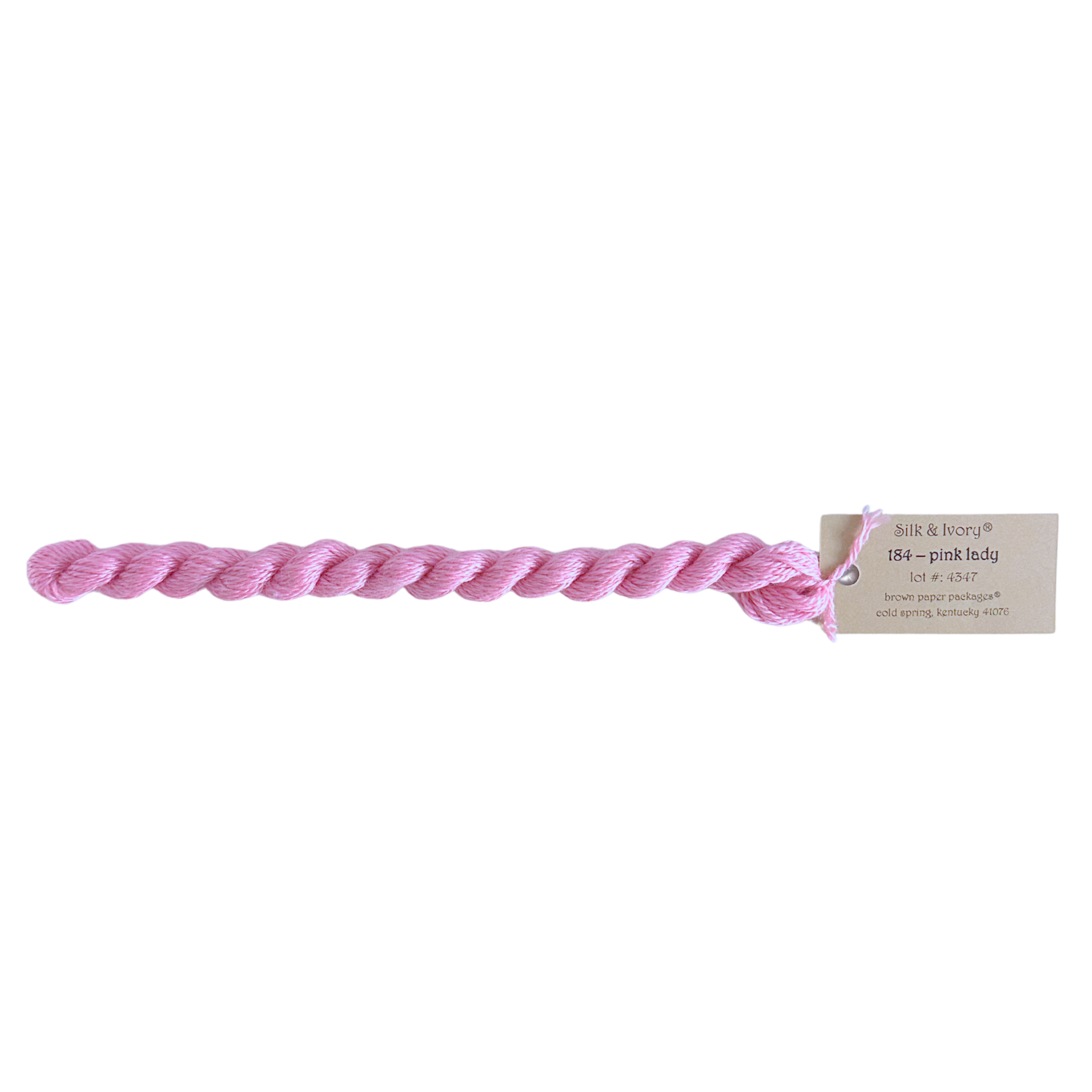 Silk & Ivory Thread - Pink Lady