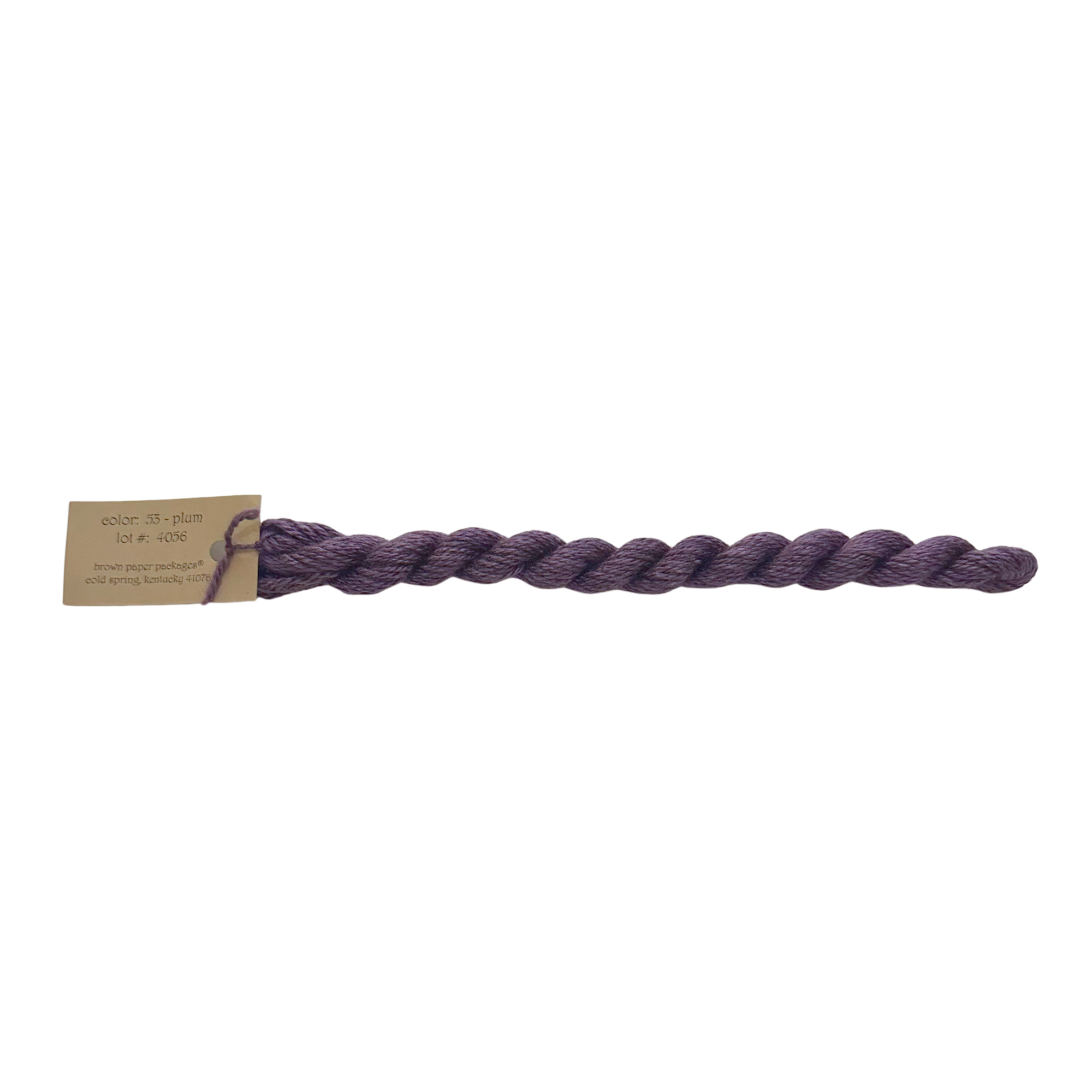 Silk & Ivory Thread - Plum
