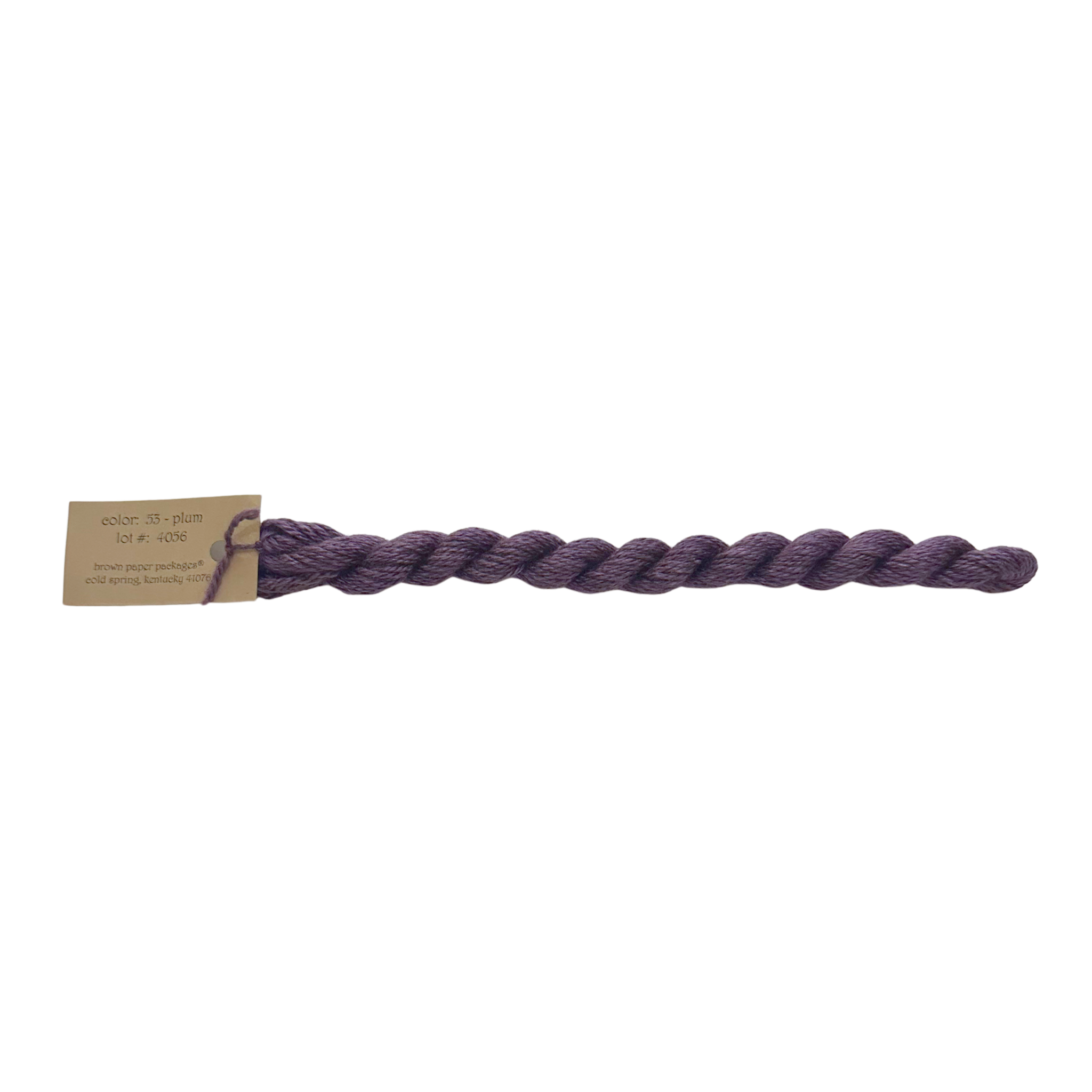 Silk & Ivory Thread - Plum
