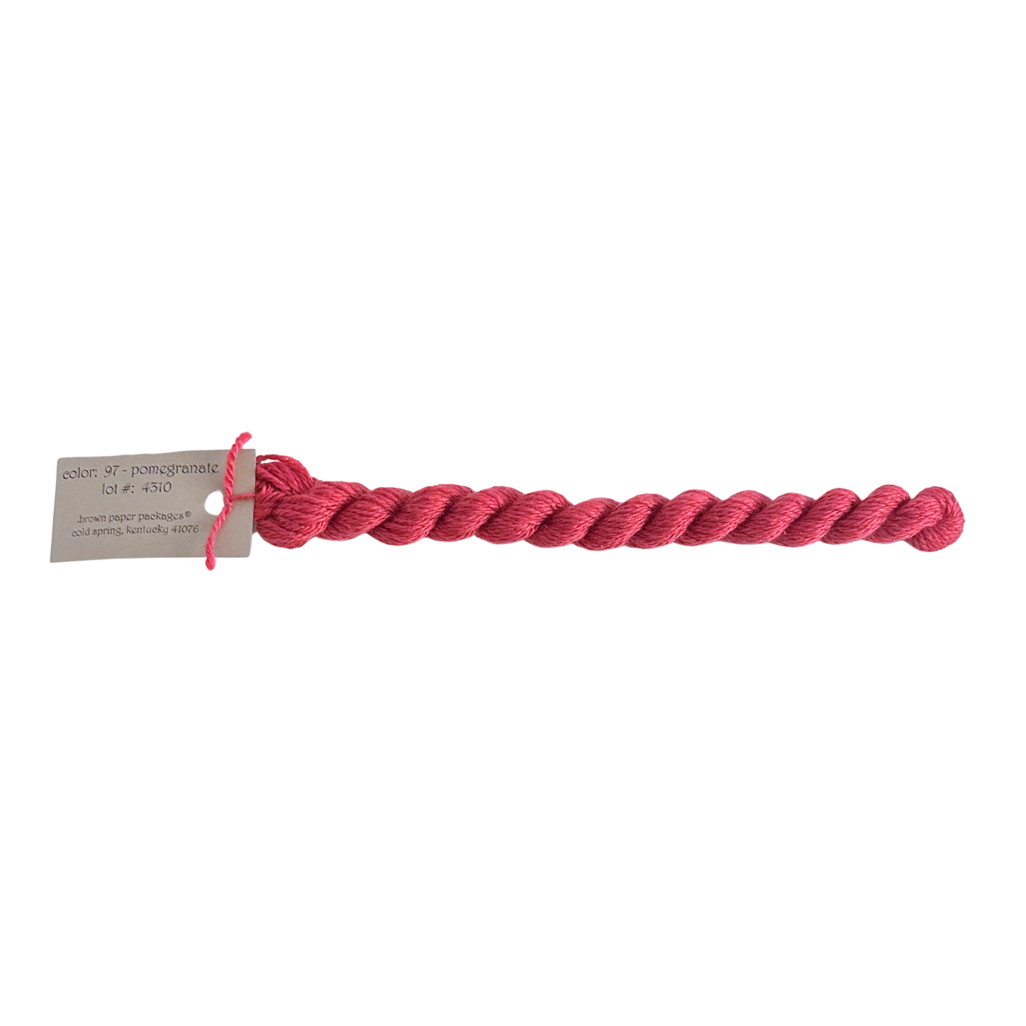 Silk & Ivory Thread - Pomegranate