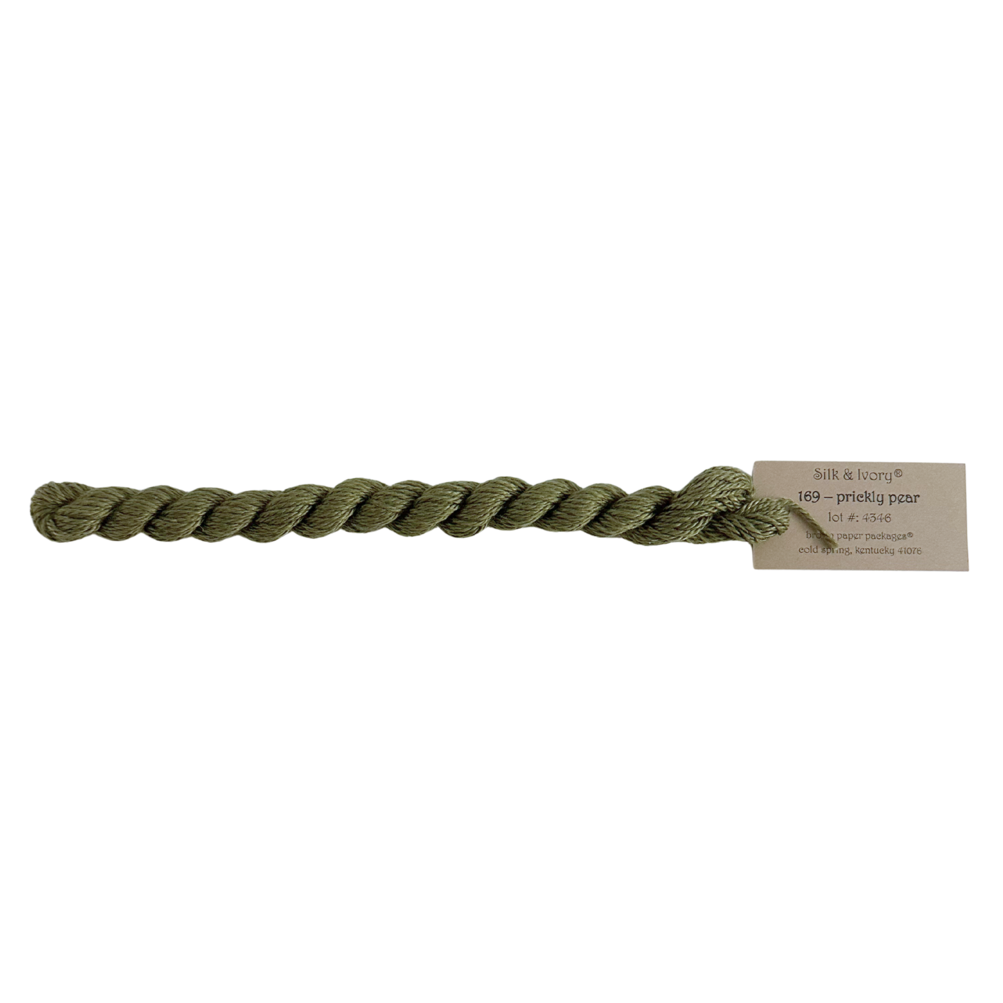 Silk & Ivory Thread - Prickly Pear