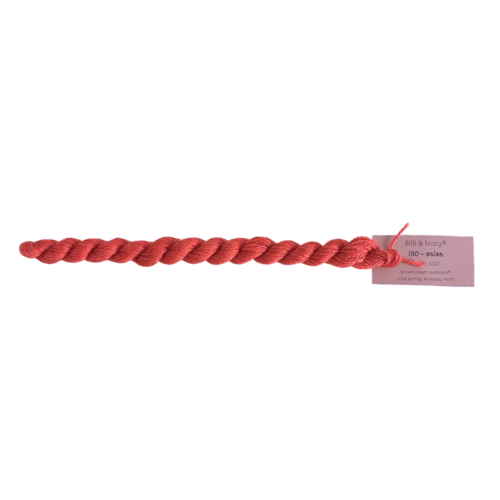 Silk & Ivory Thread - Salsa