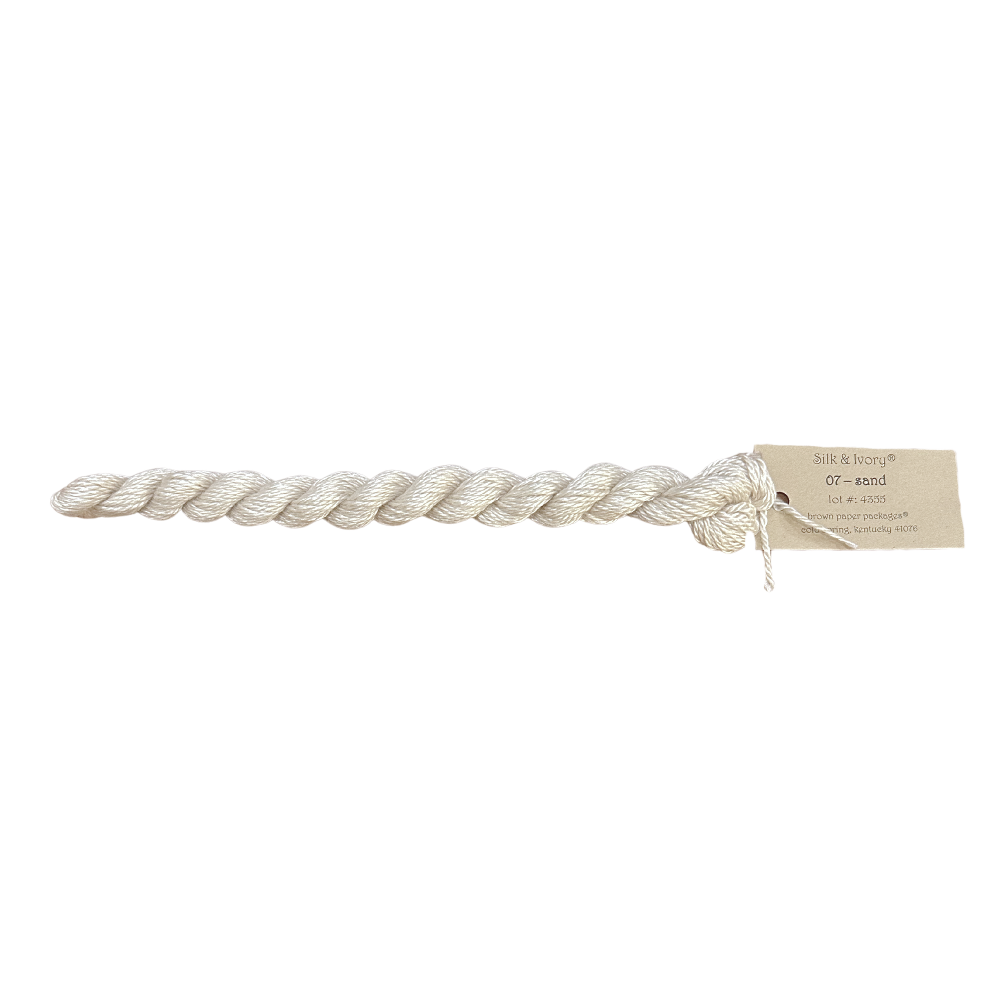 Silk & Ivory Thread - Sand