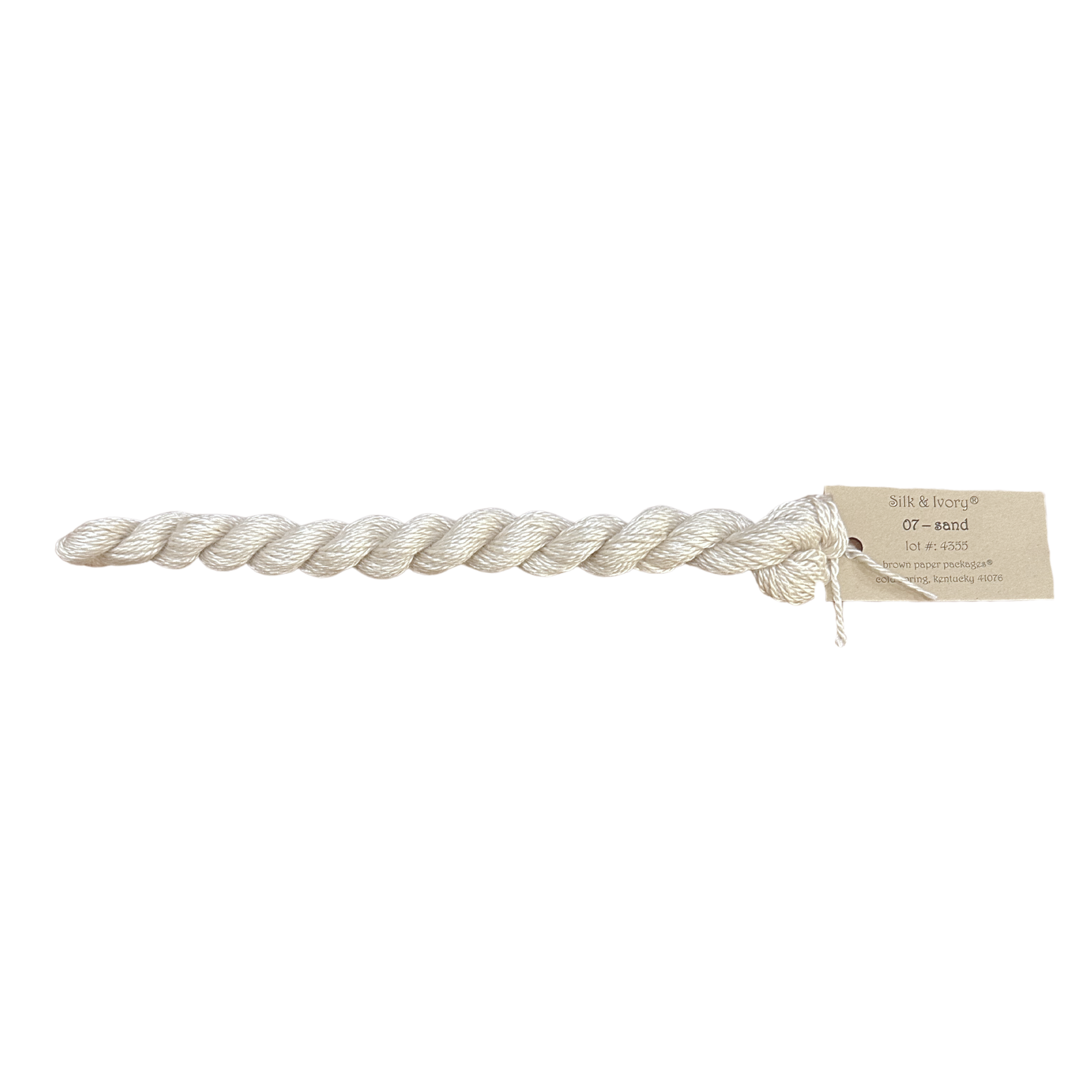 Silk & Ivory Thread - Sand