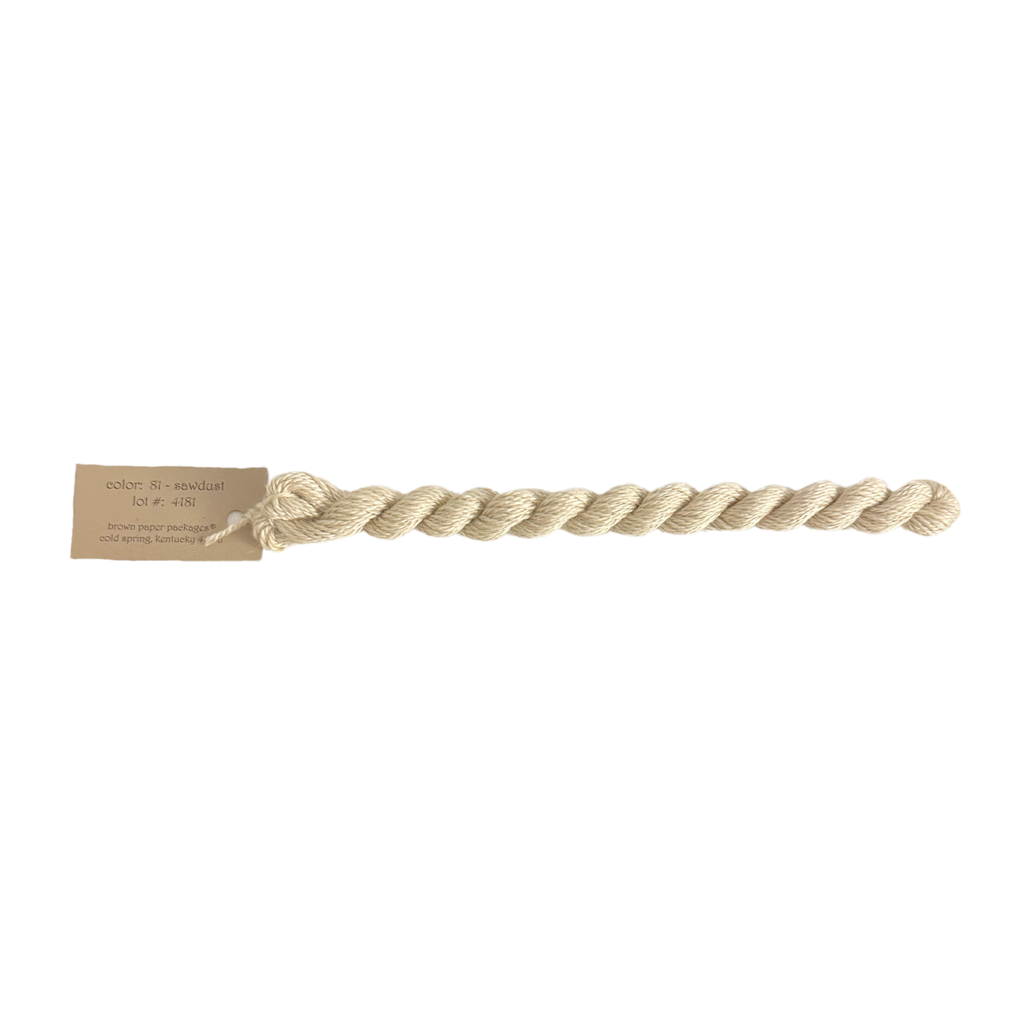 Silk & Ivory Thread - Sawdust