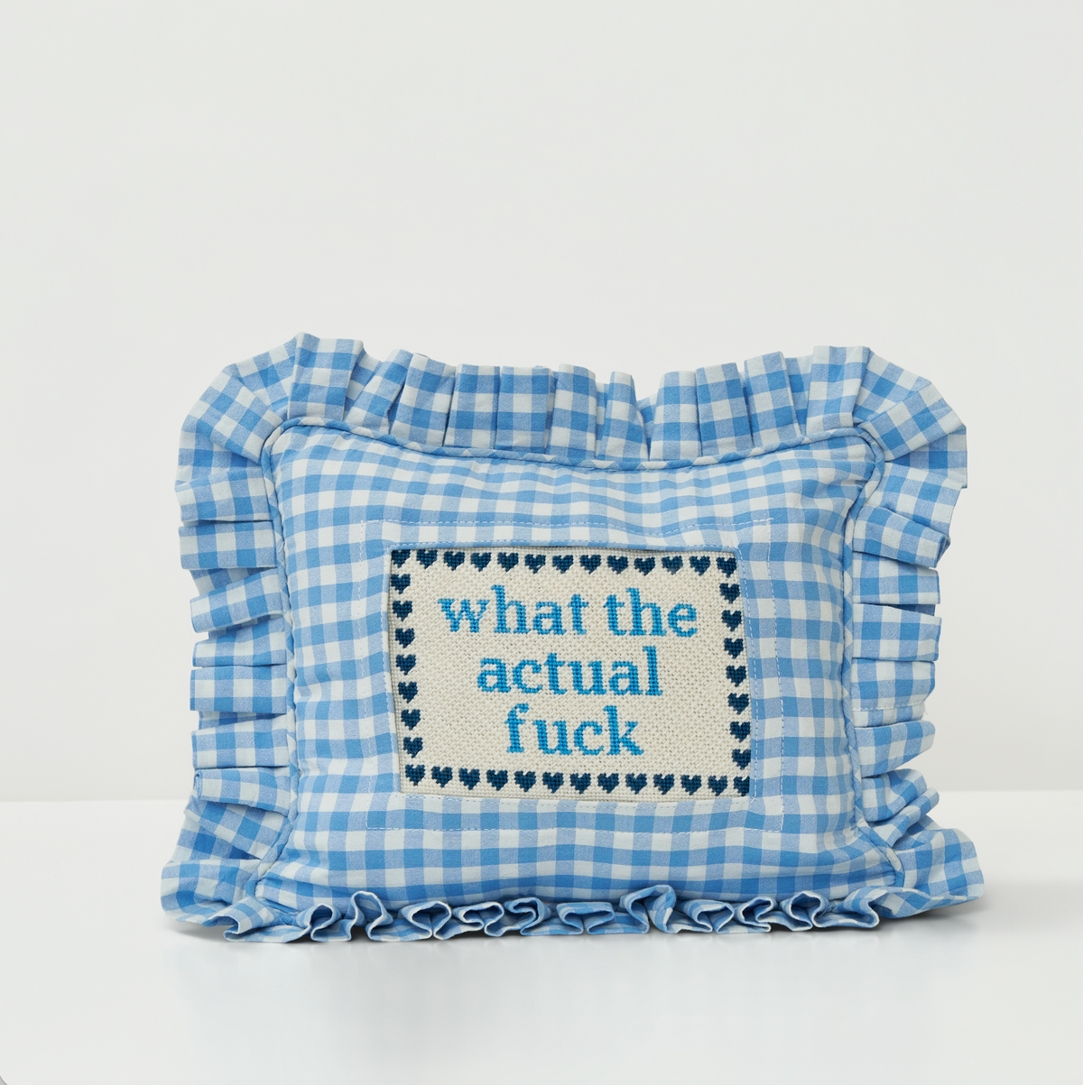 Swappable Self-Finishing Pillow